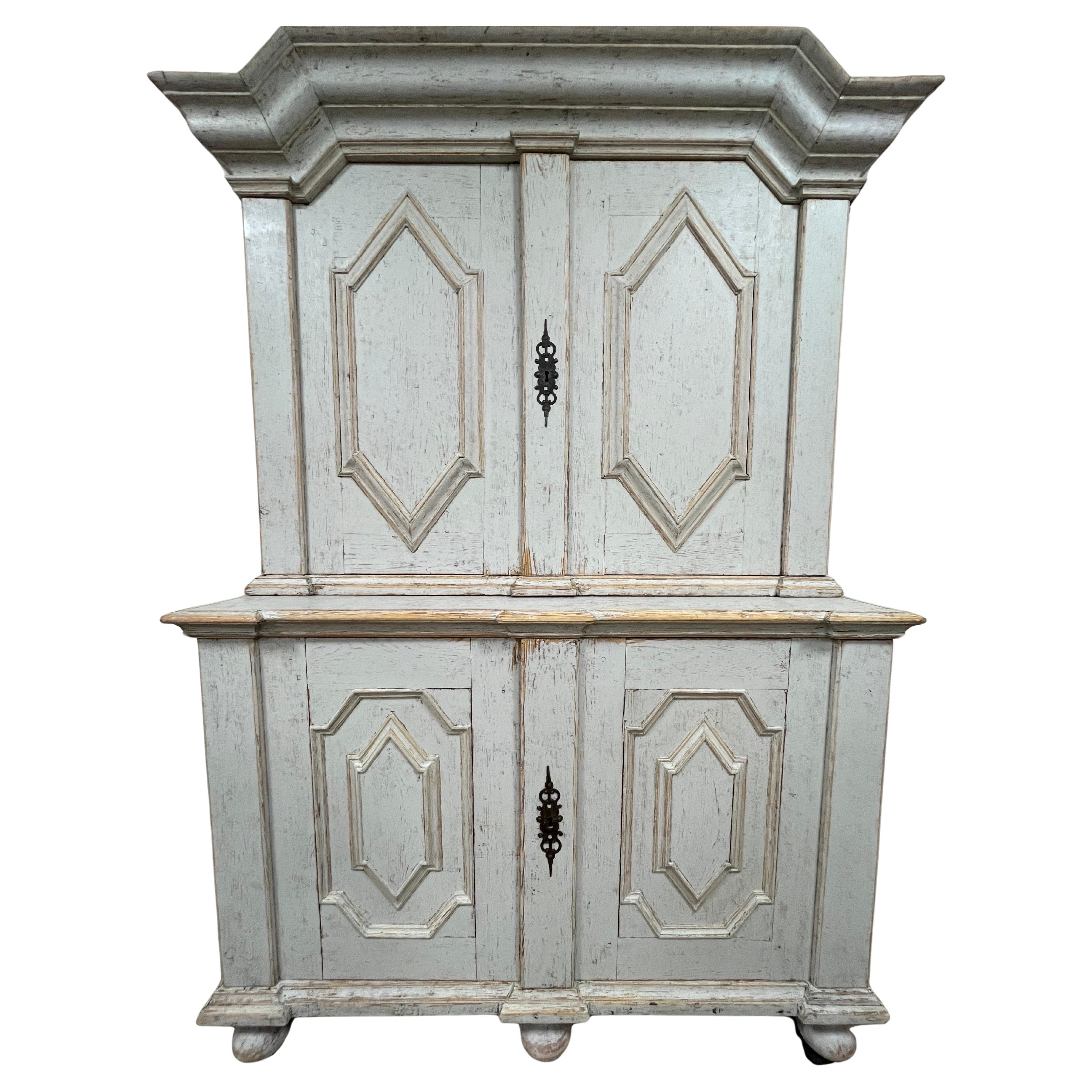 Gabinetto svedese del tardo barocco del XVIII secolo