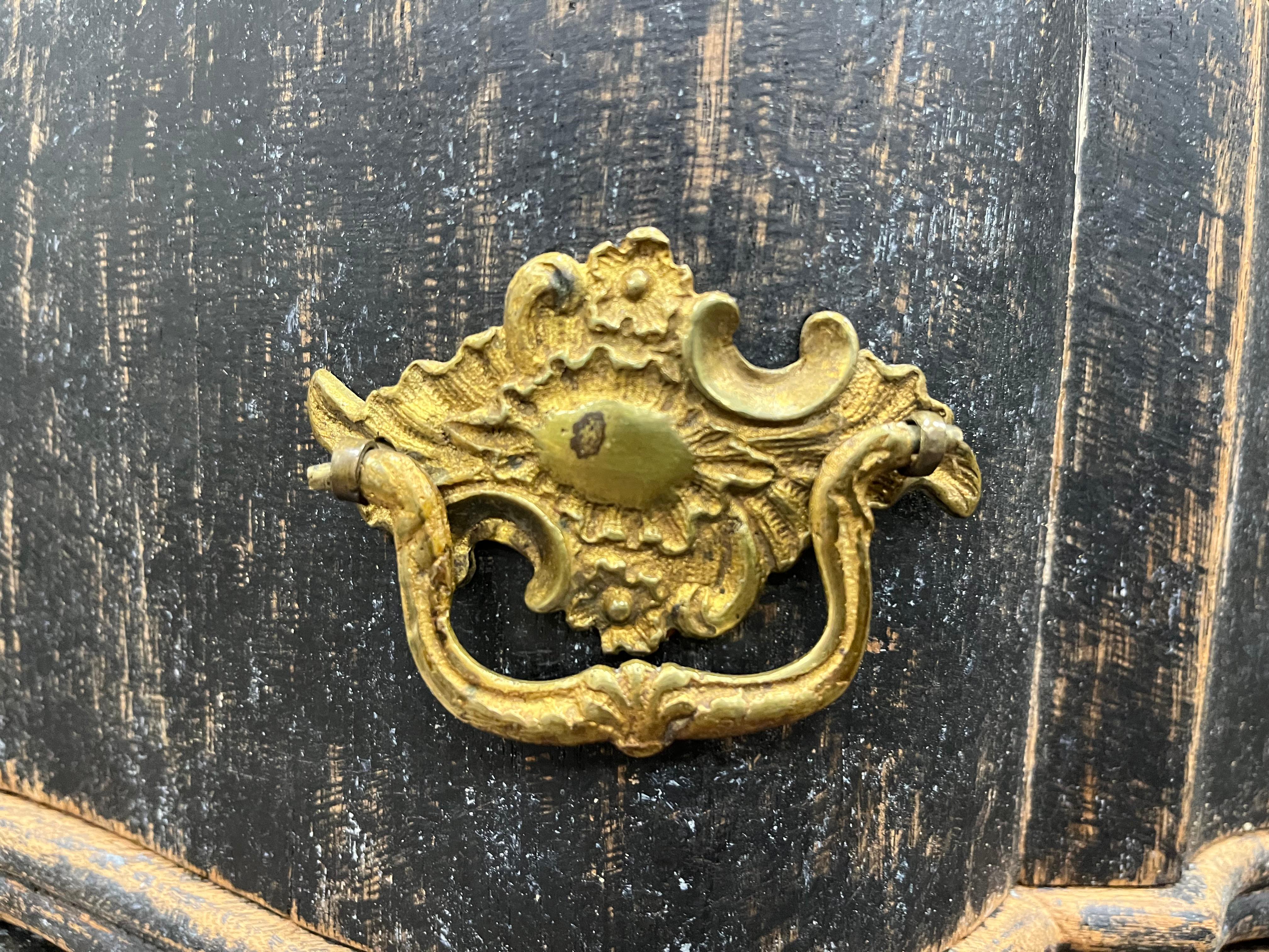 18th Century Swedish Rococo Slant Front Corner Desk For Sale 4