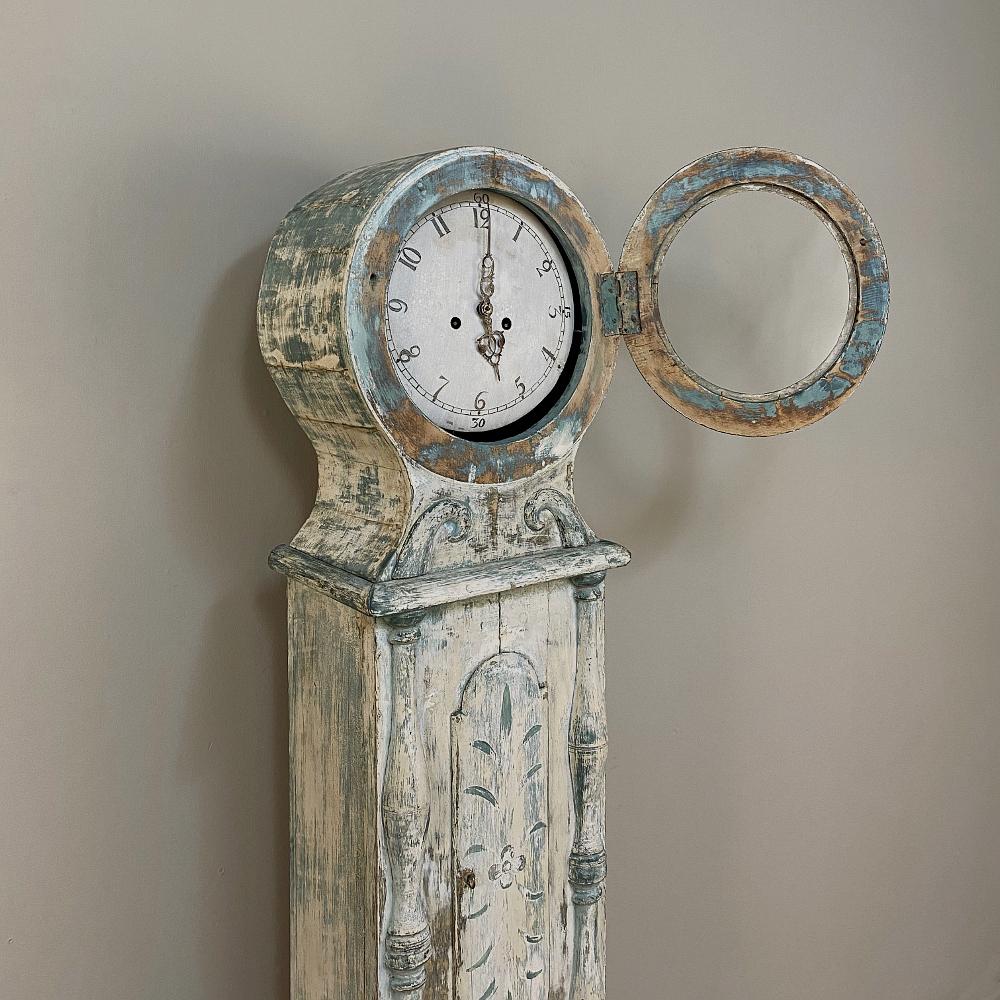 18th Century Swedish Long Case Mora Clock 2