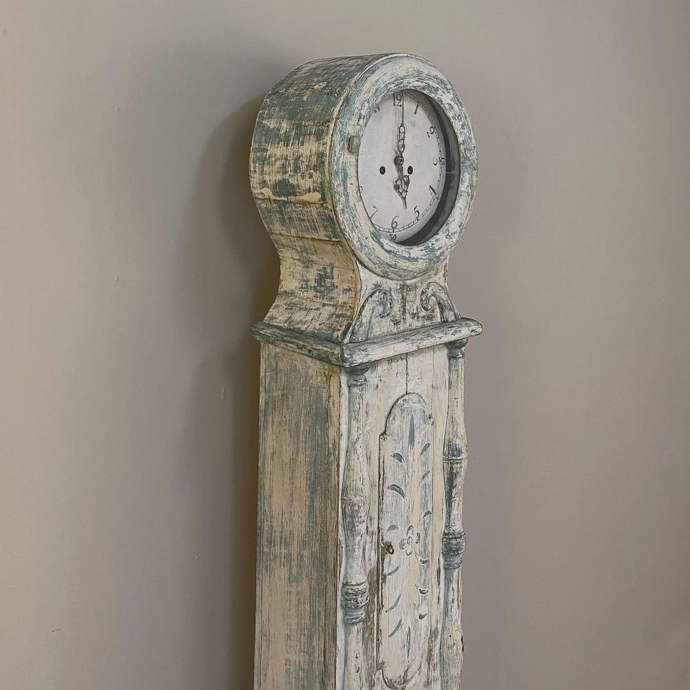 Gustavian 18th Century Swedish Long Case Mora Clock