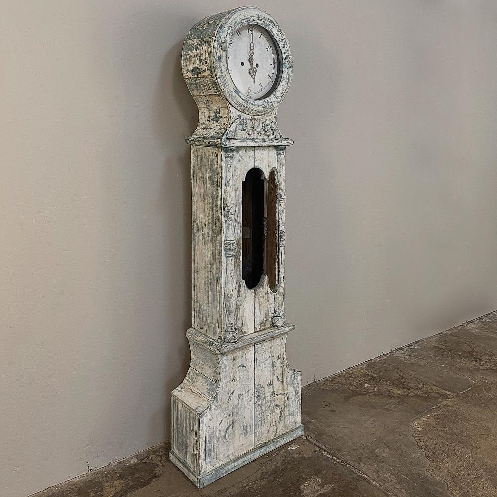 18th Century Swedish Long Case Mora Clock 1