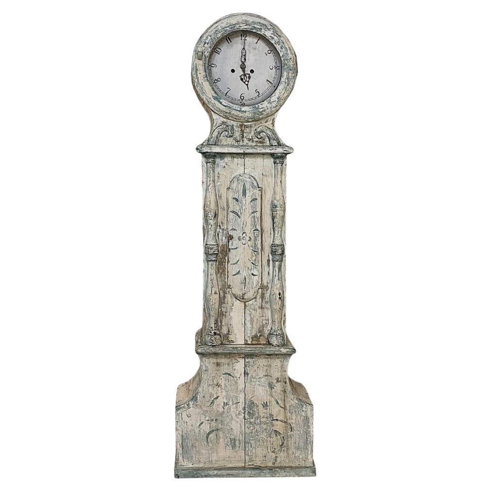 18th Century Swedish Long Case Mora Clock