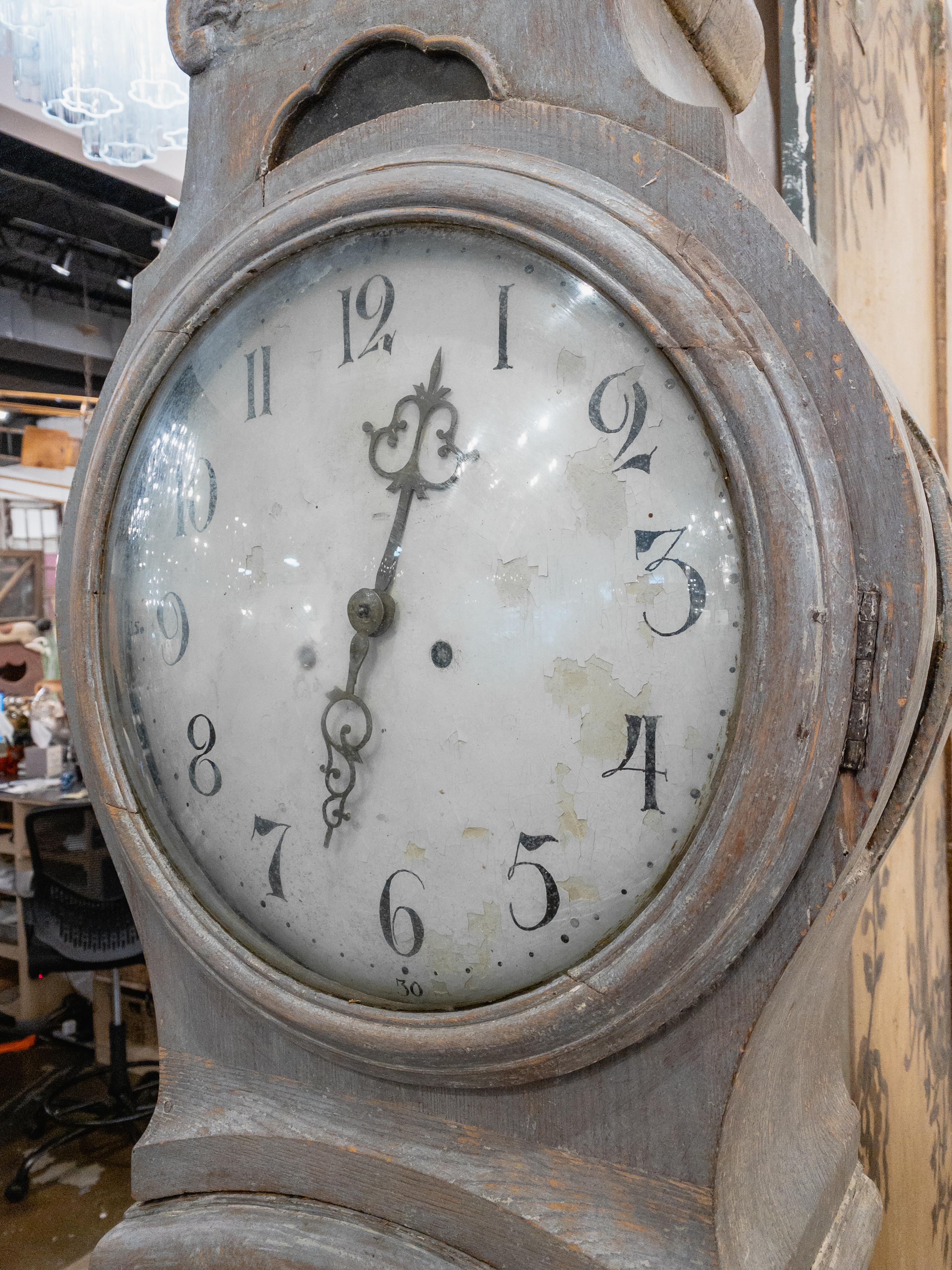 18th Century Swedish Mora Clock For Sale 5