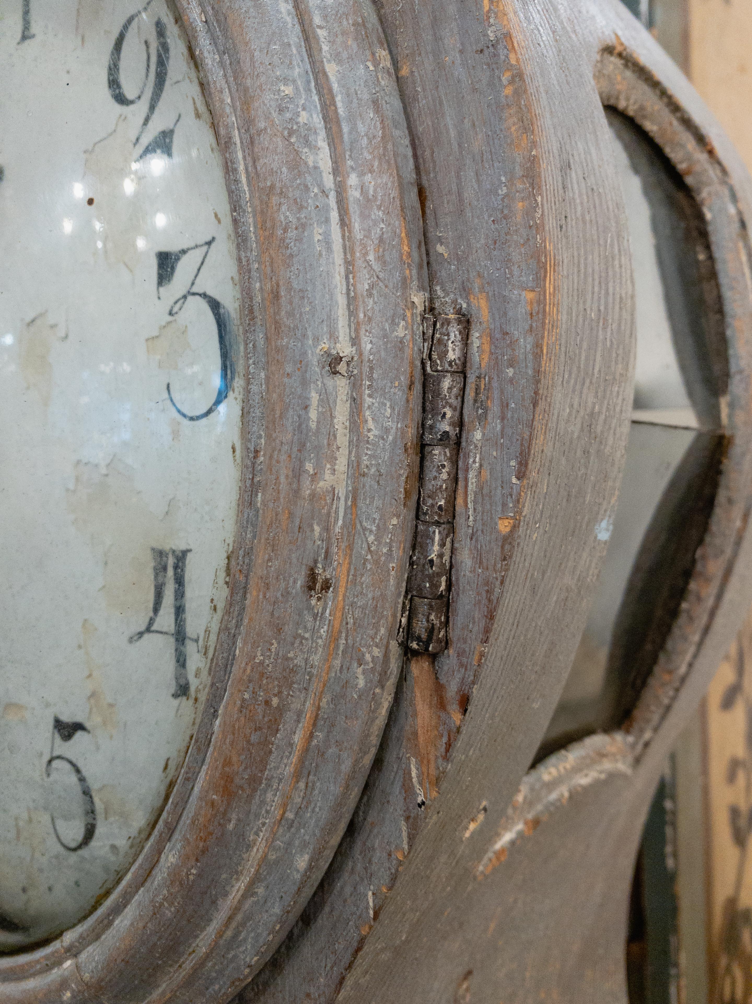 18th Century Swedish Mora Clock For Sale 7