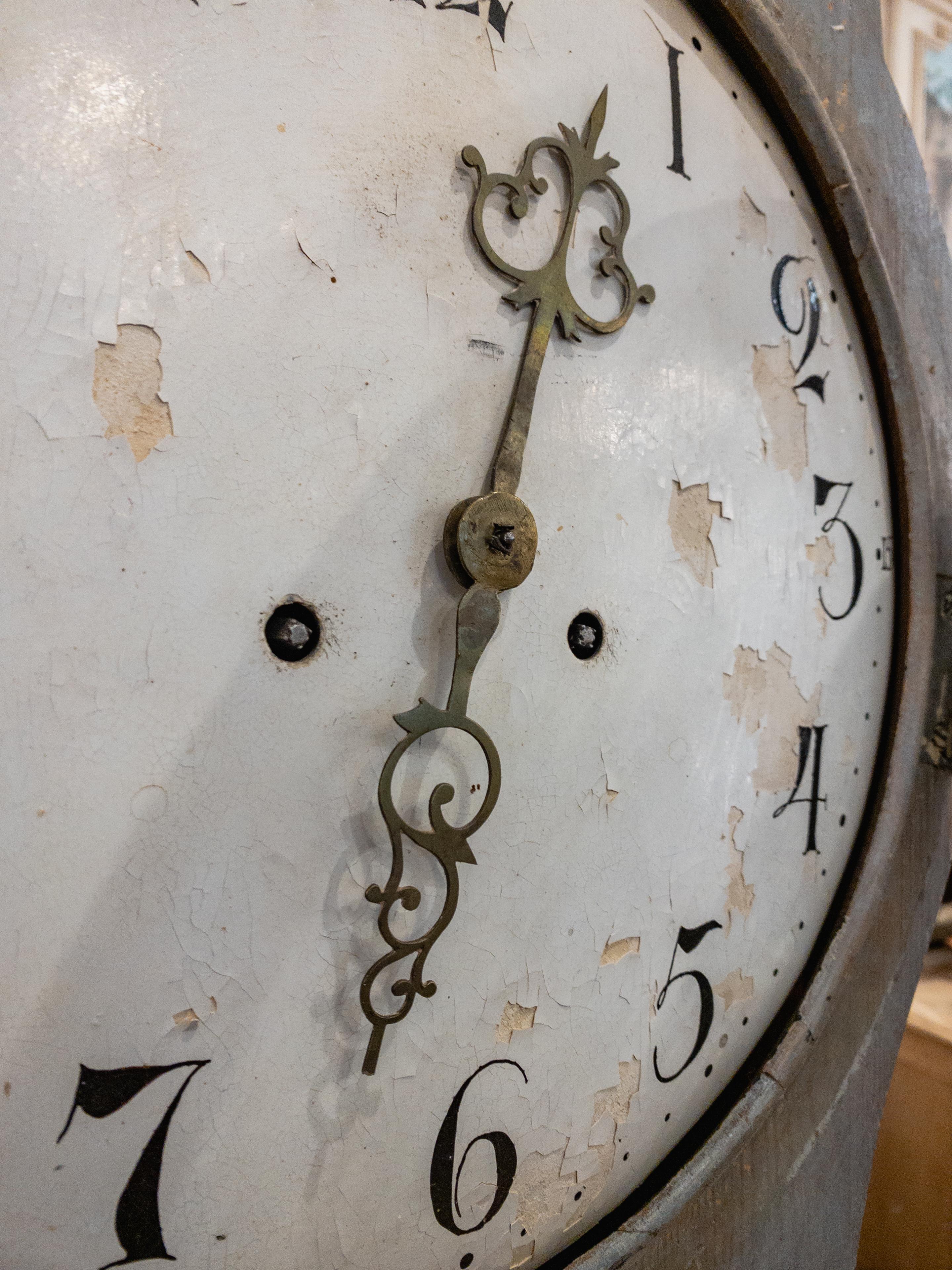 Schwedische Mora-Uhr aus dem 18. Jahrhundert im Angebot 8