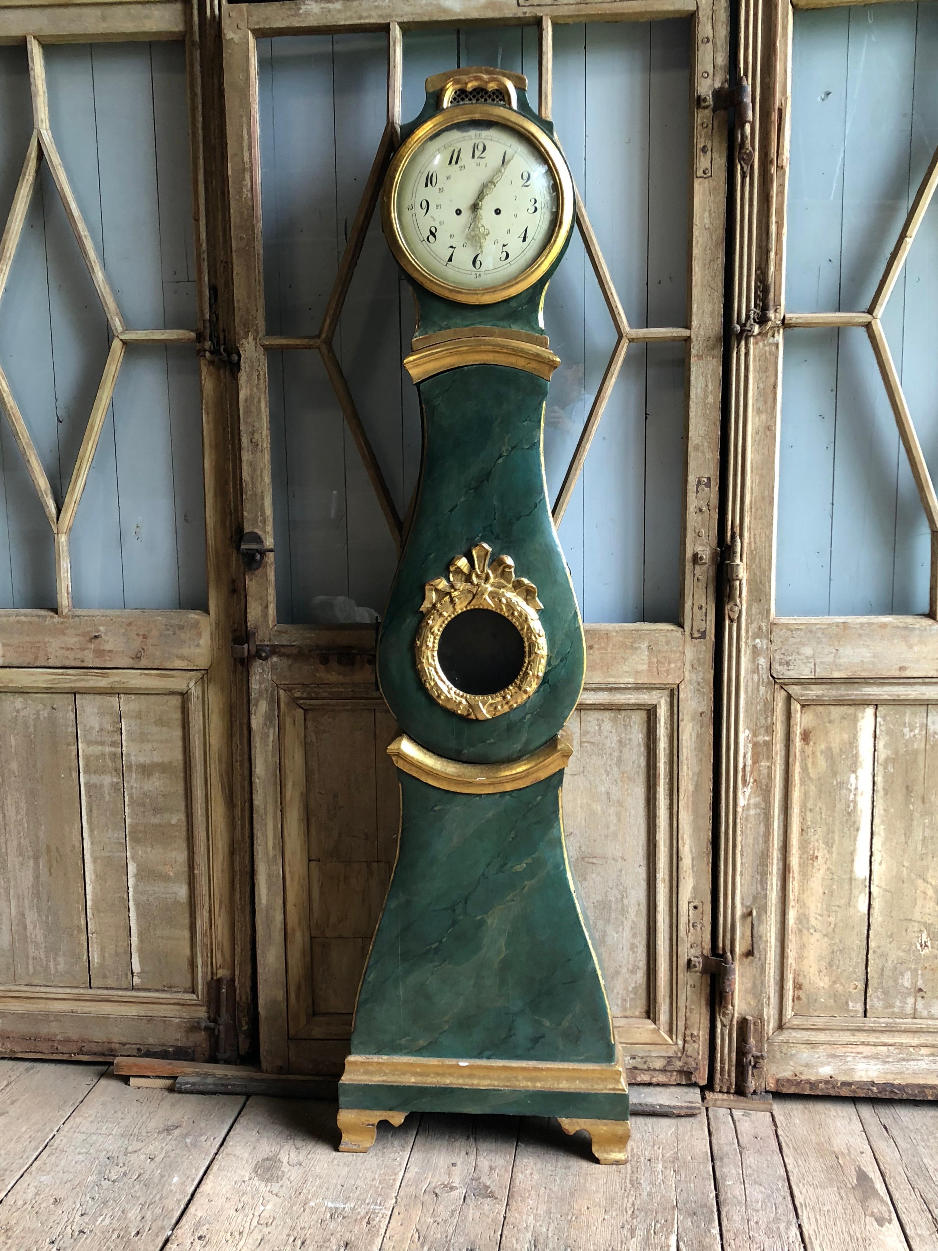 18th Century Swedish Mora Clock 13