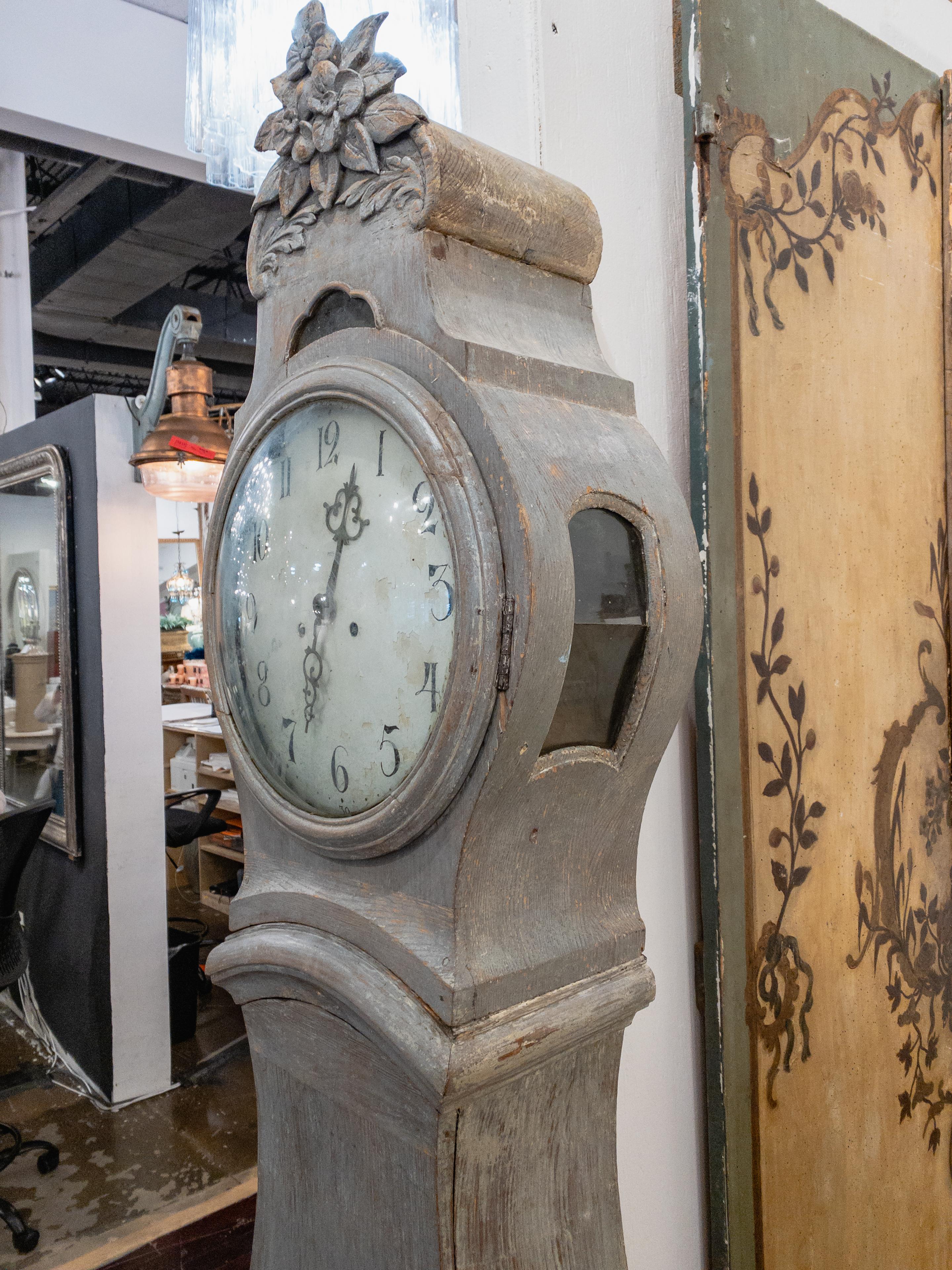 18th Century Swedish Mora Clock For Sale 1