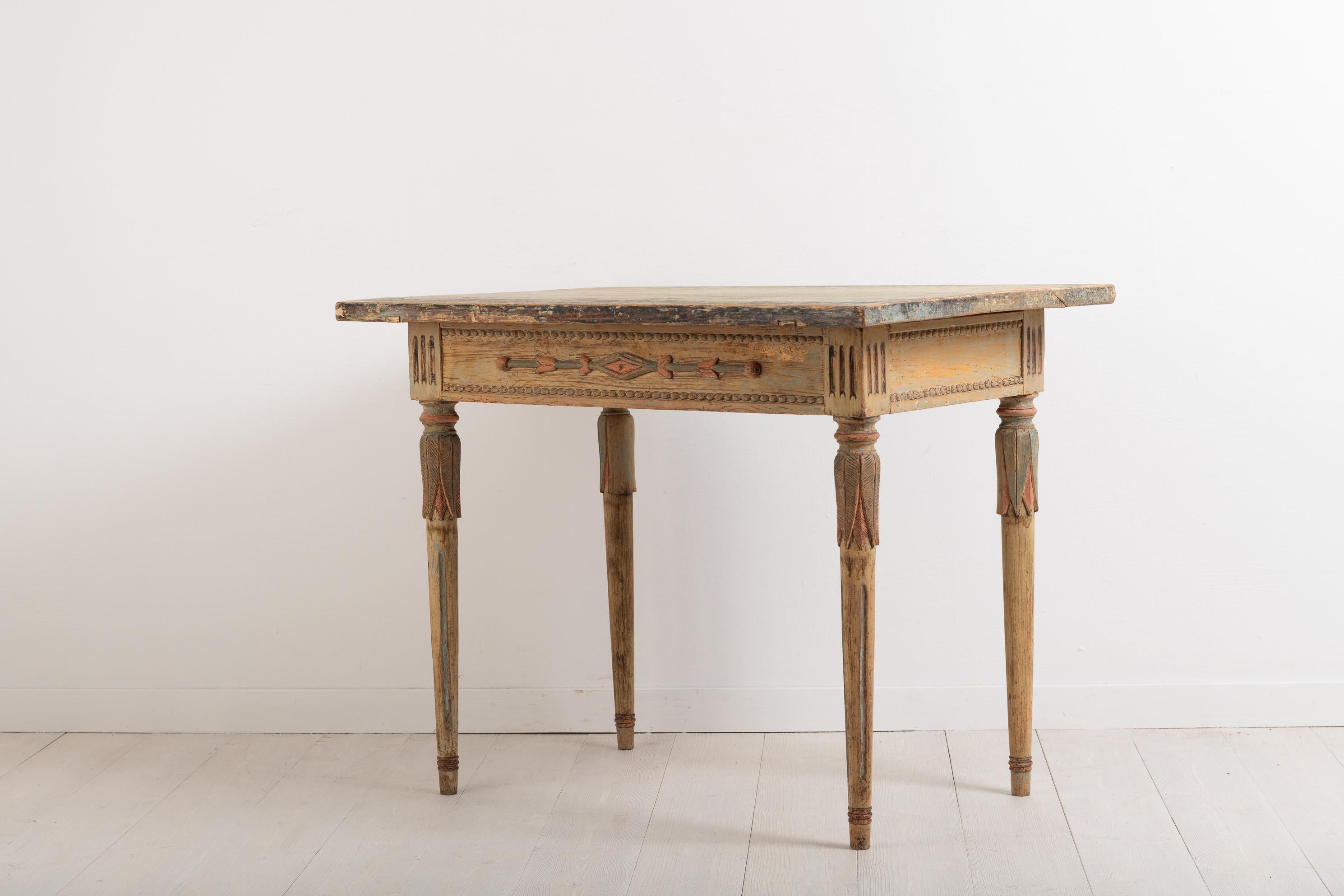18th Century Swedish Neoclassic Console Table In Good Condition In Kramfors, SE