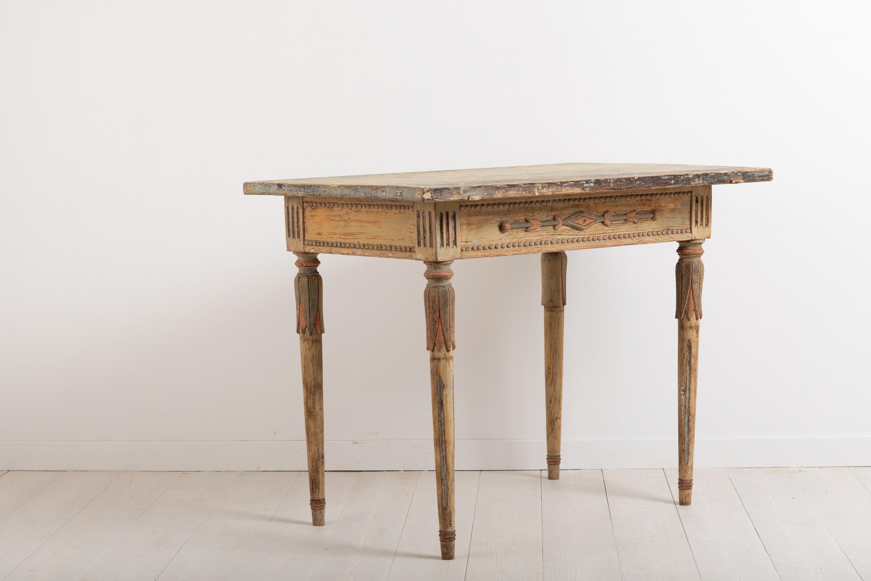 Pine 18th Century Swedish Neoclassic Console Table