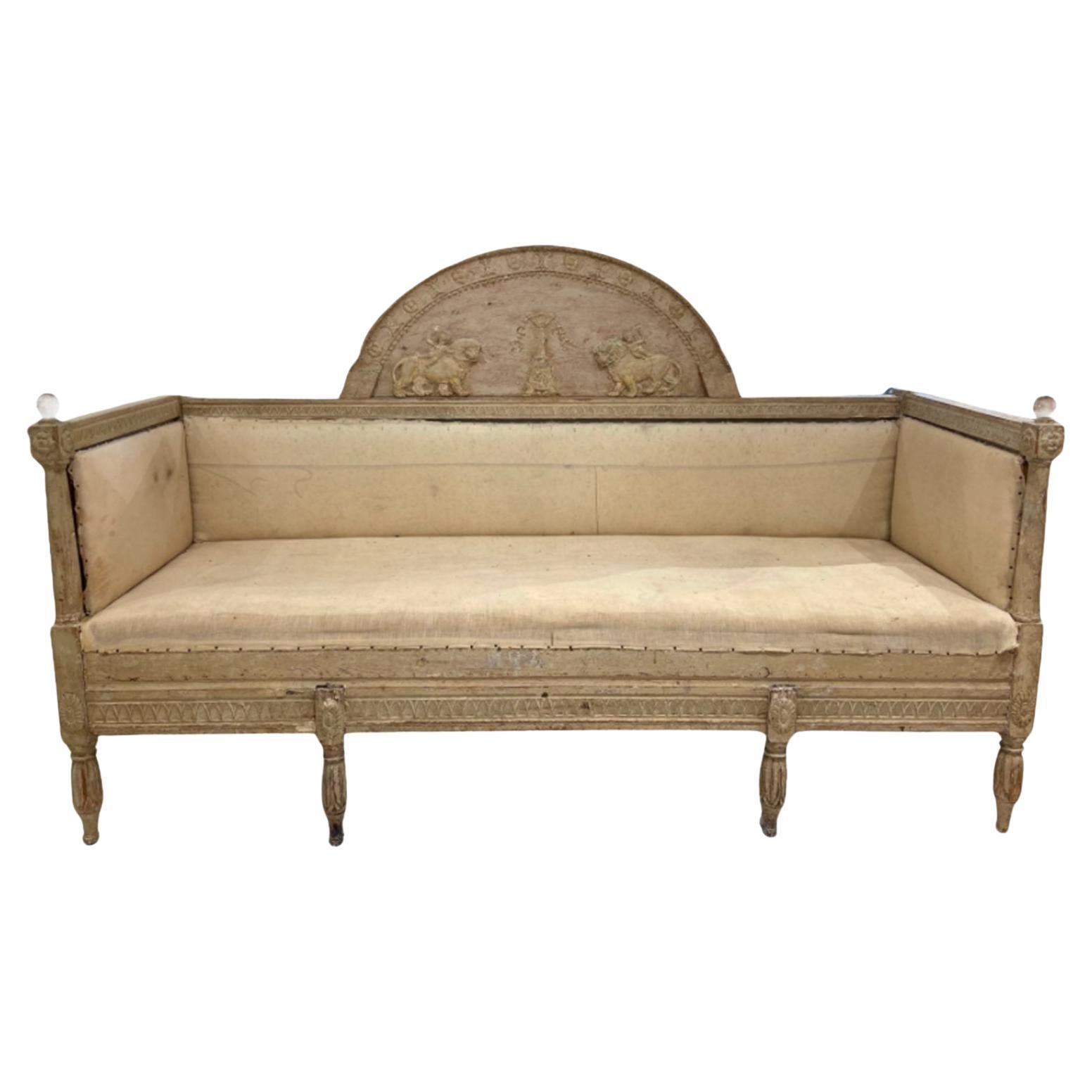 18th Century Swedish Neoclassical Bench