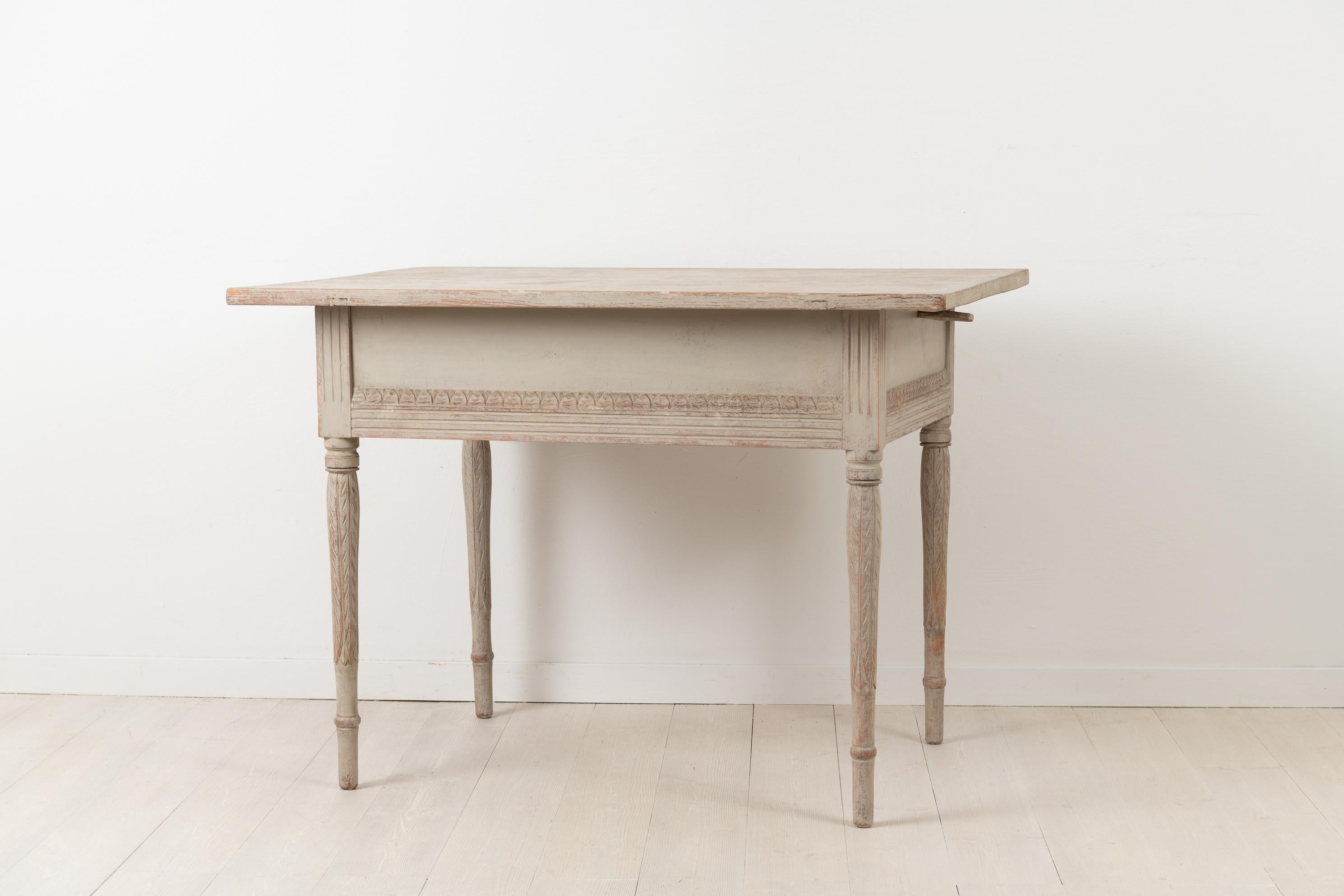 Hand-Crafted 18th Century Swedish Neoclassical Console Table