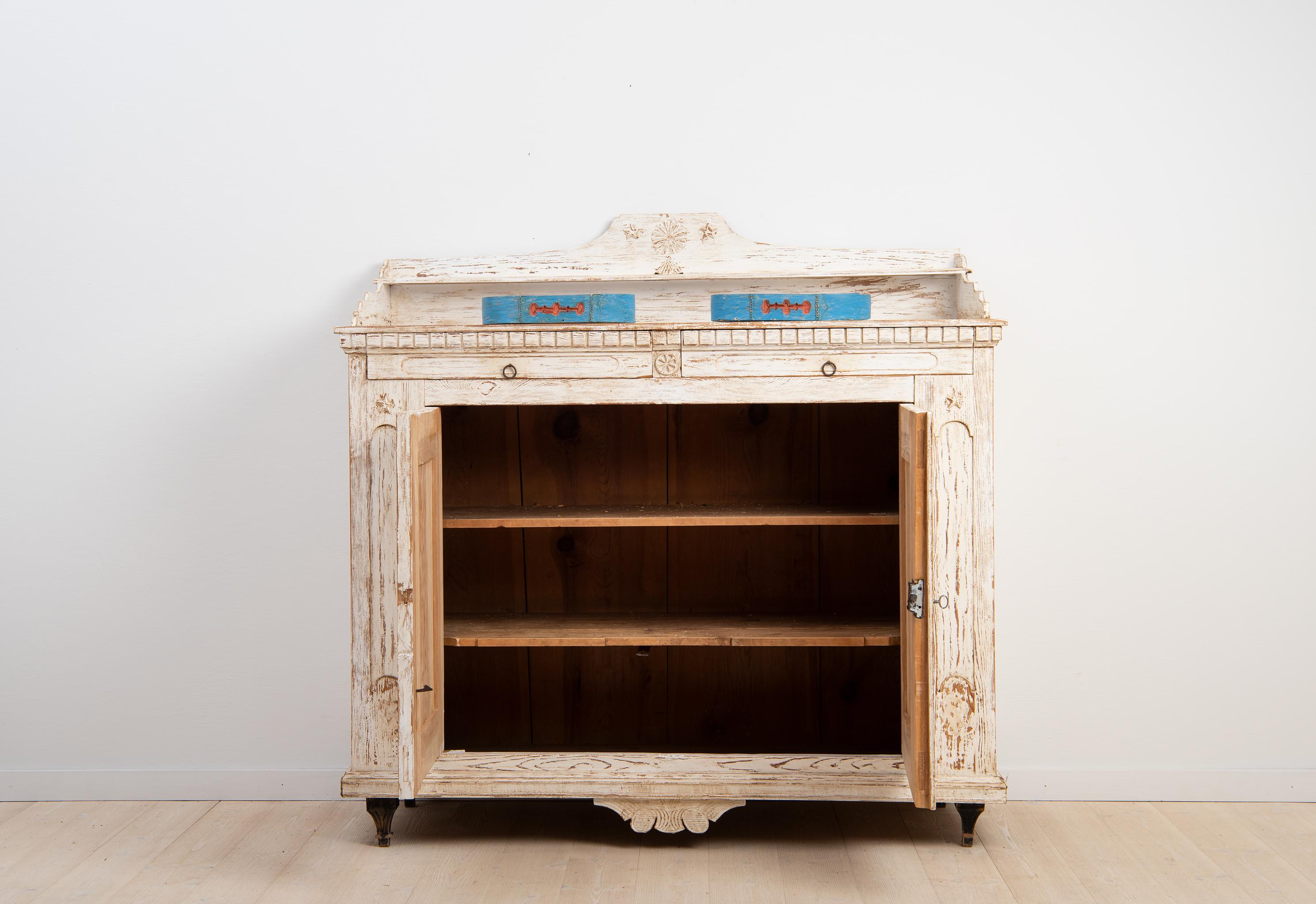 Hand-Crafted 18th Century Swedish Neoclassical Sideboard