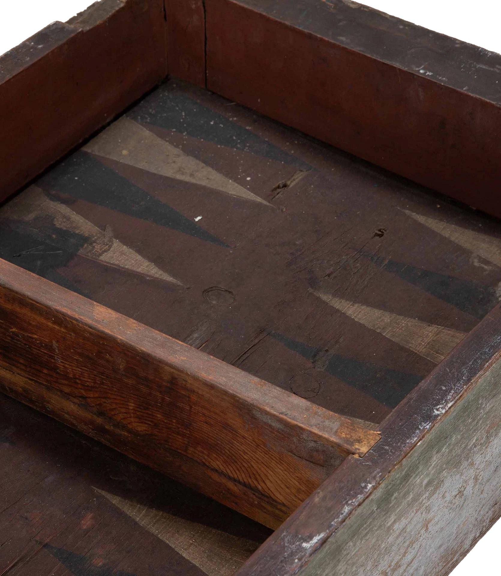 Mesa de juegos rococó de época pintada original sueca del siglo XVIII Rococó en venta