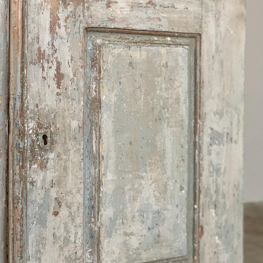 18th Century Swedish Painted Buffet a Deux Corps 6