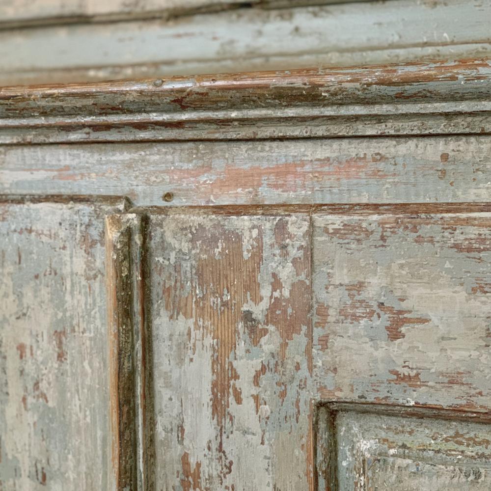 18th Century Swedish Painted Buffet a Deux Corps 7