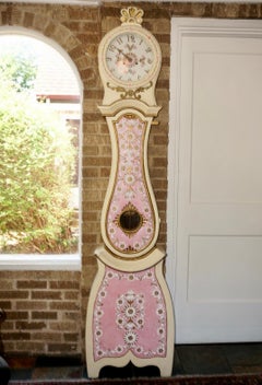 18th Century Swedish Painted Mora Clock