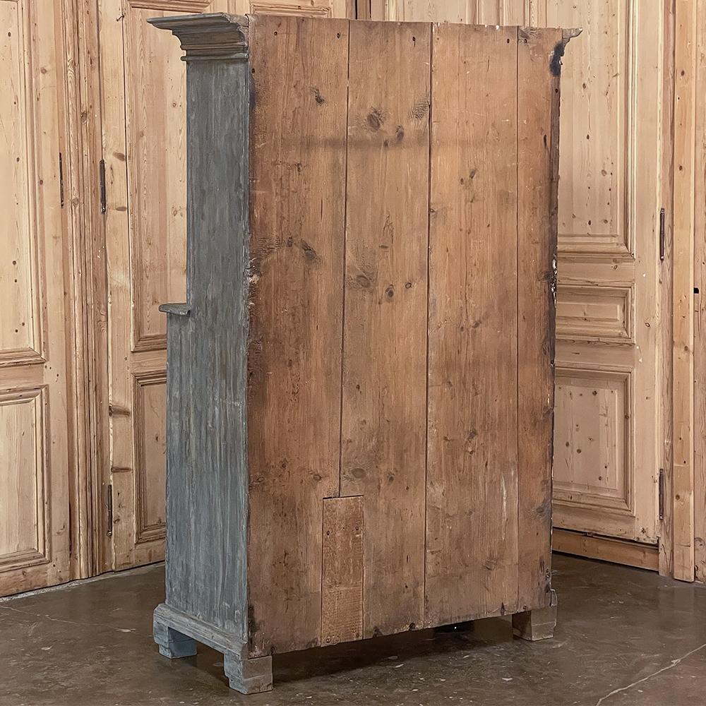 18th Century Swedish Painted Pine Two-Tiered Cabinet For Sale 15