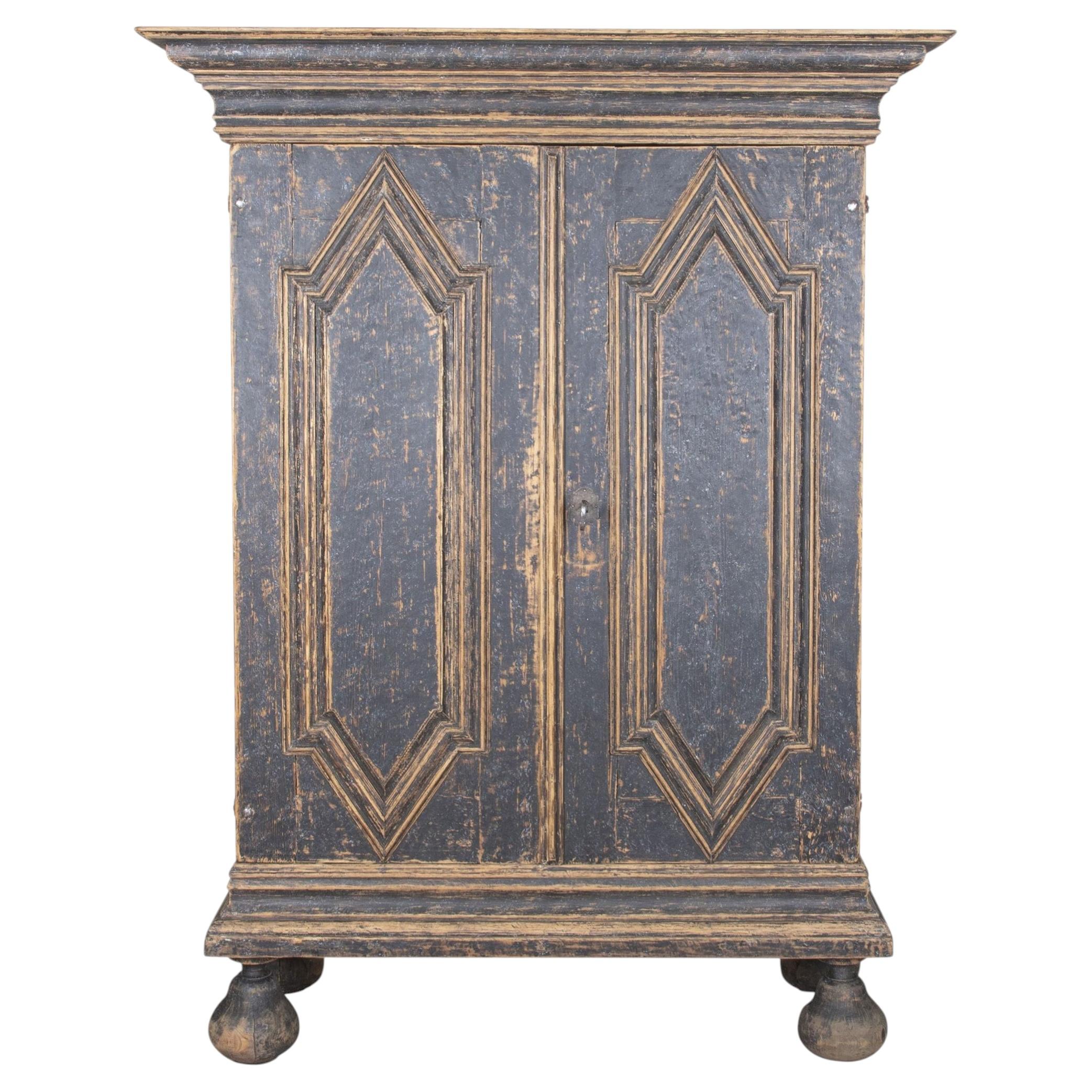 18th Century Swedish Period Baroque Cabinet