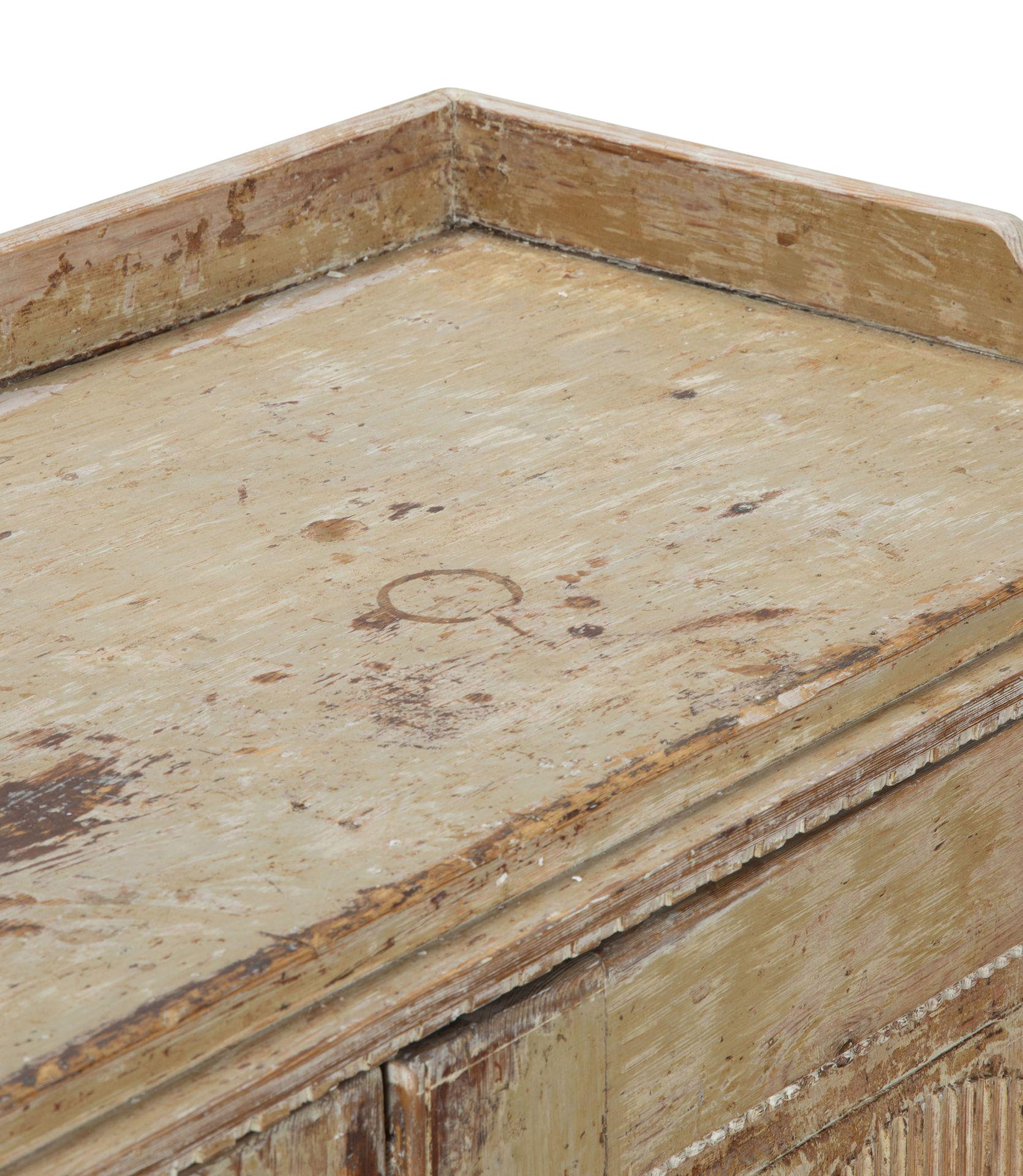 18th Century Swedish Period Buffet Scraped to Original Paint For Sale 4