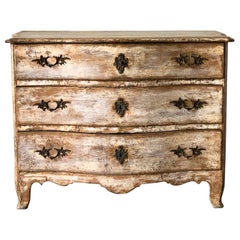 18th Century Swedish Period Rococo Chest of Drawers