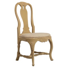 18th Century Swedish Pine Rococo Chair
