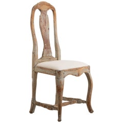18th Century Swedish Provincial Rococo Chair 18th Century Swedish Provincial Rococo Chair