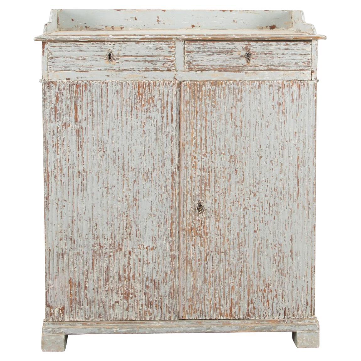 18th Century Swedish Reeded Buffet