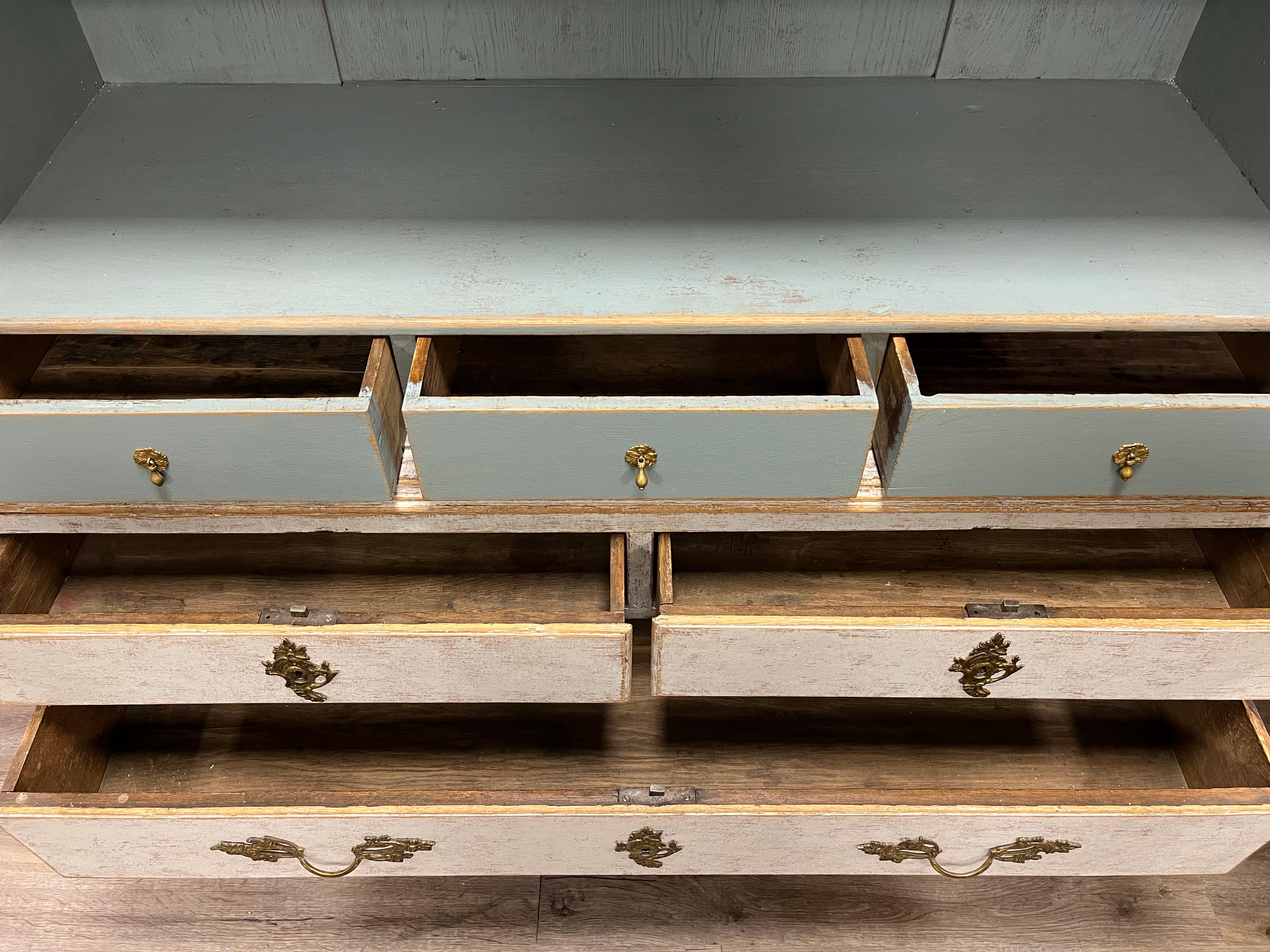 18th Century Swedish Rococo Cabinet For Sale 2