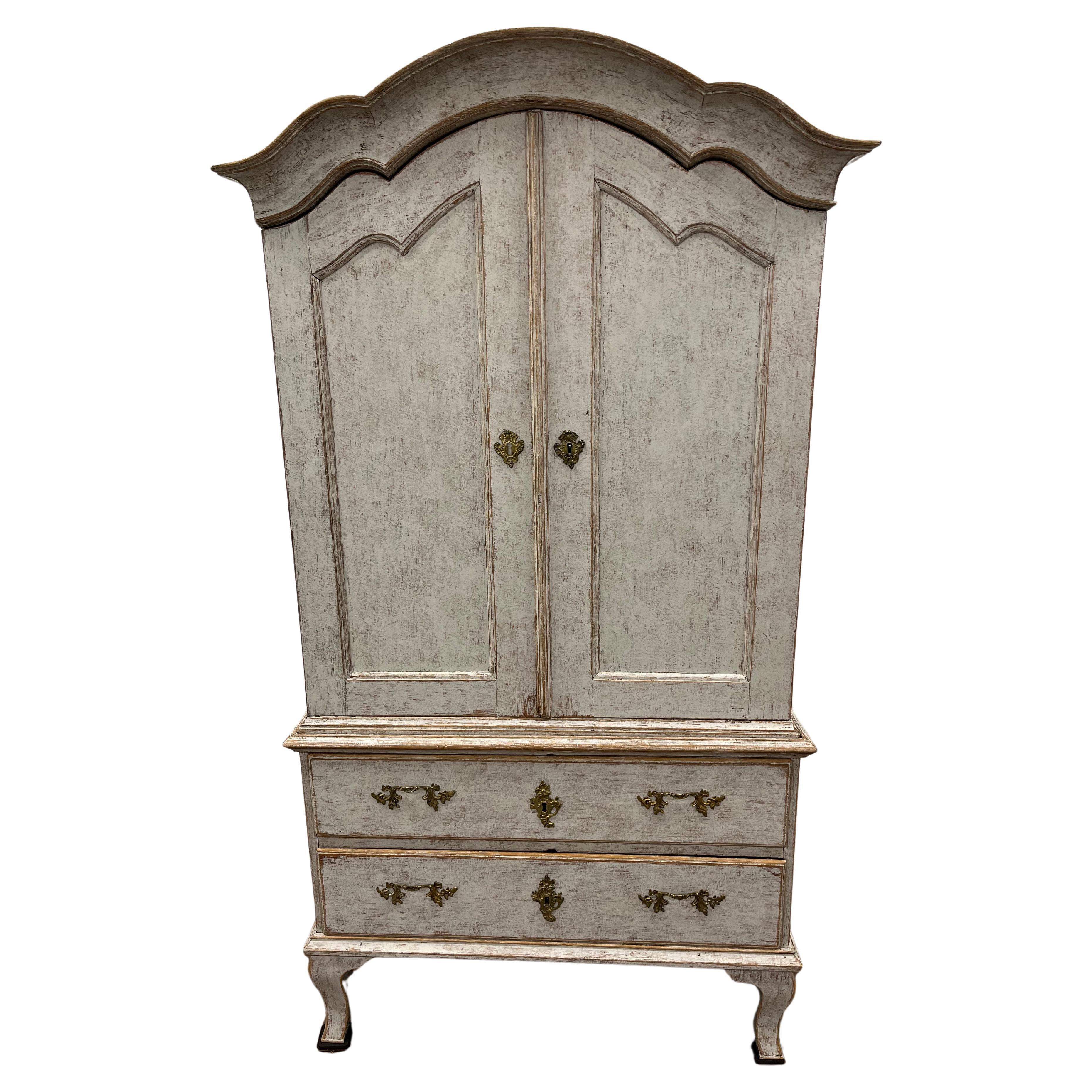 18th Century Swedish Rococo Cabinet