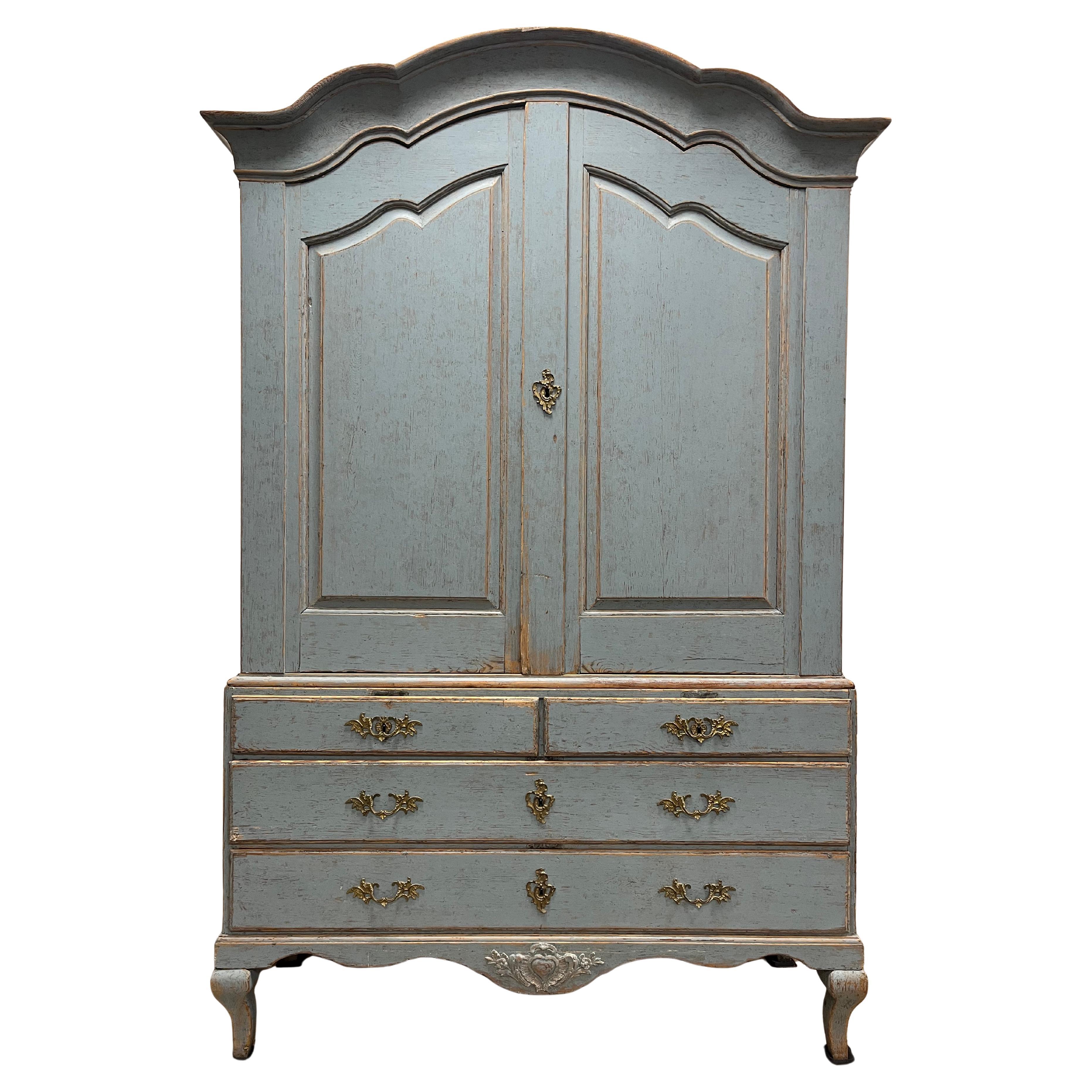 18th Century Swedish Rococo Cabinet