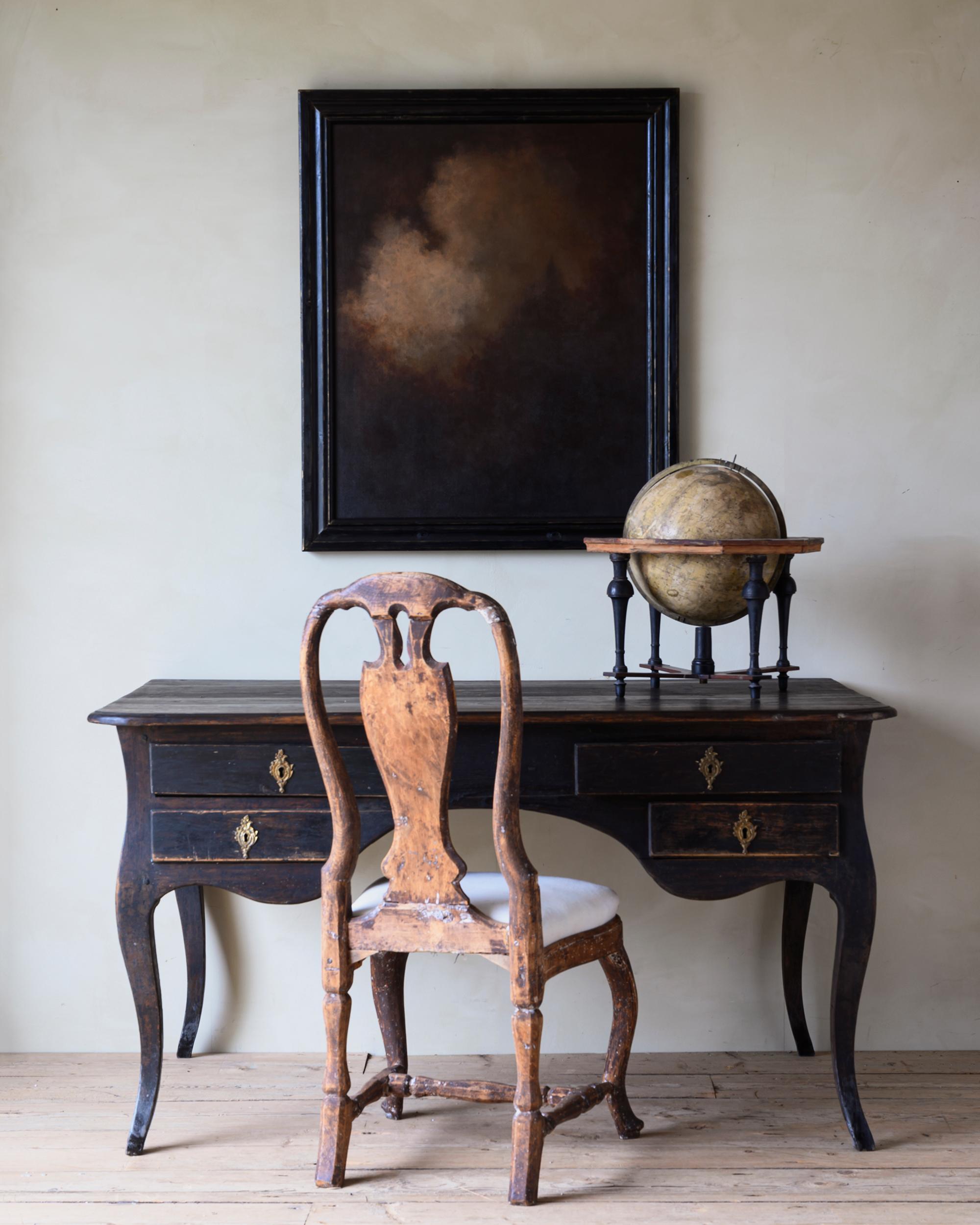 18th Century Swedish Rococo Chair 2