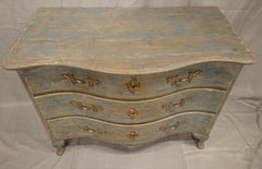 18th Century Swedish Rococo Chest of Drawers from Northern Sweden