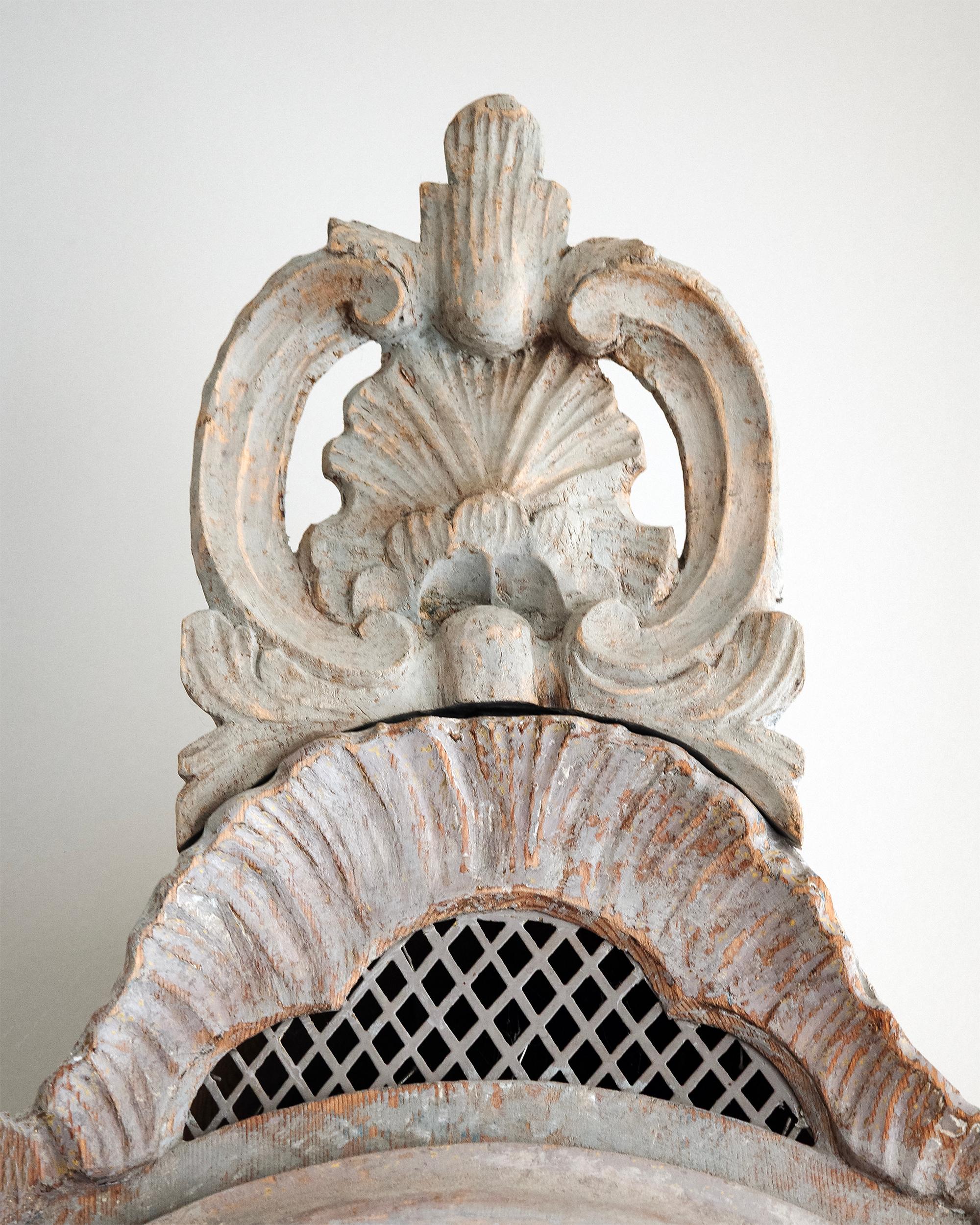 18th Century Swedish Rococo Clock For Sale 2