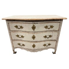 Commode rococo suédoise du XVIIIe siècle