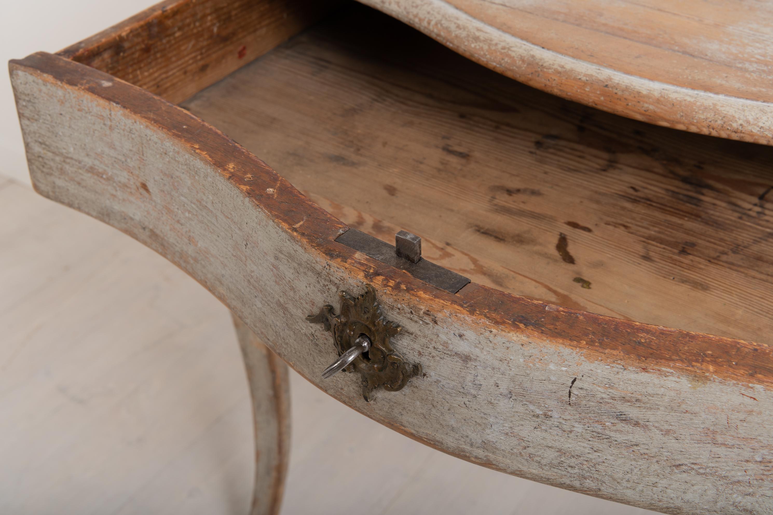 18th Century Swedish Rococo Console Table 8