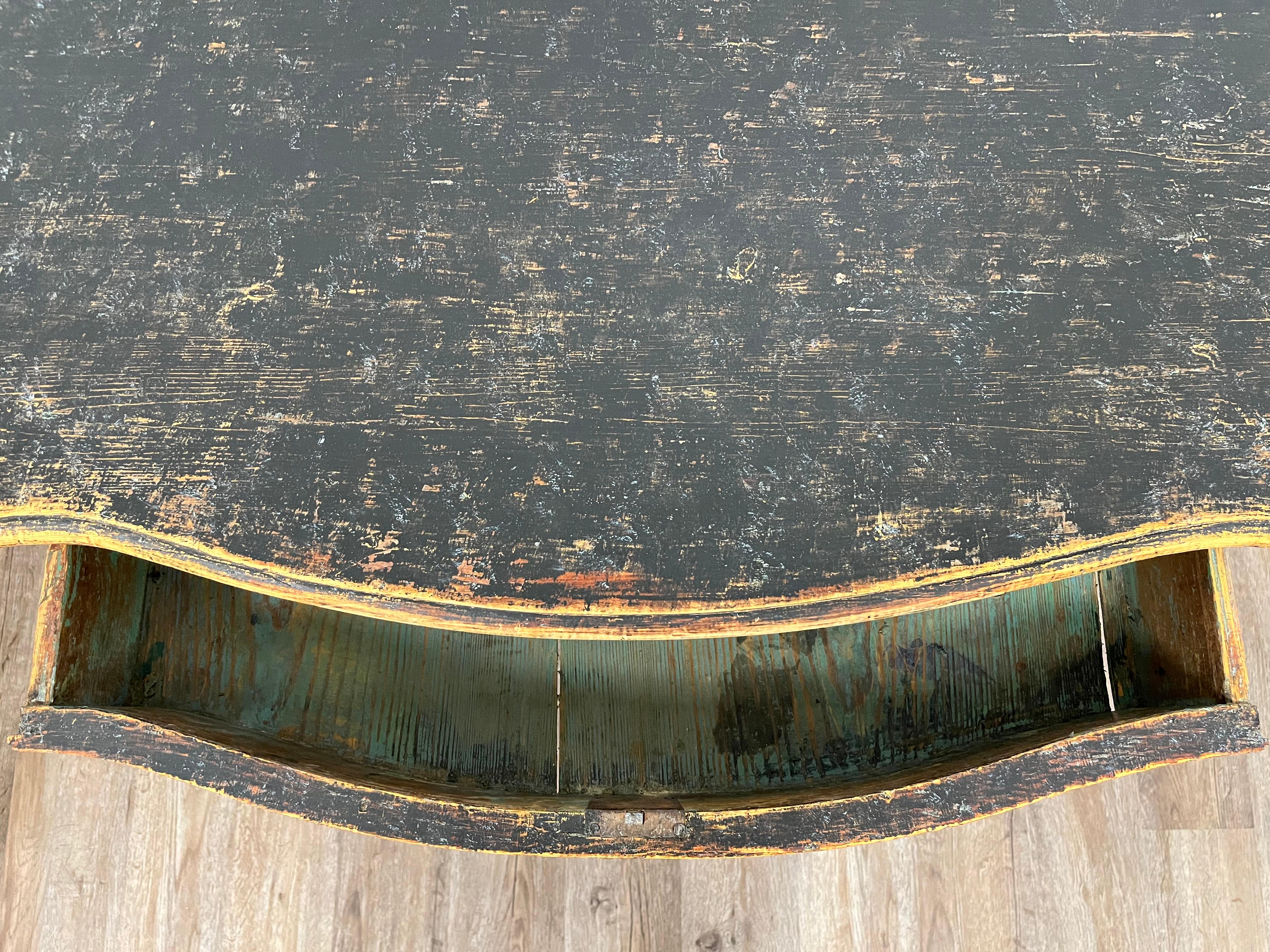 18th Century Swedish Rococo Console Table In Good Condition In Huntington, NY