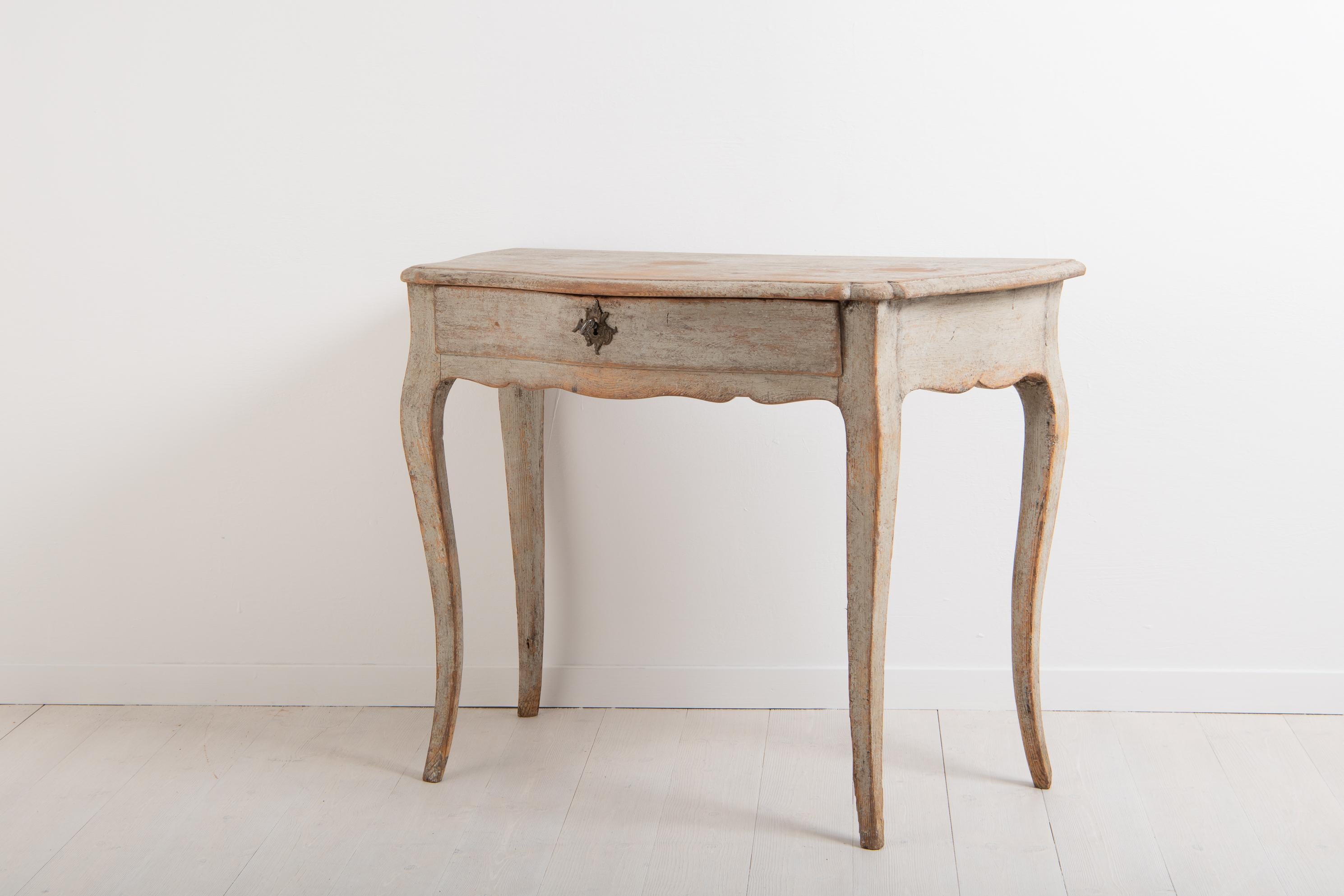 18th Century Swedish Rococo Console Table 3