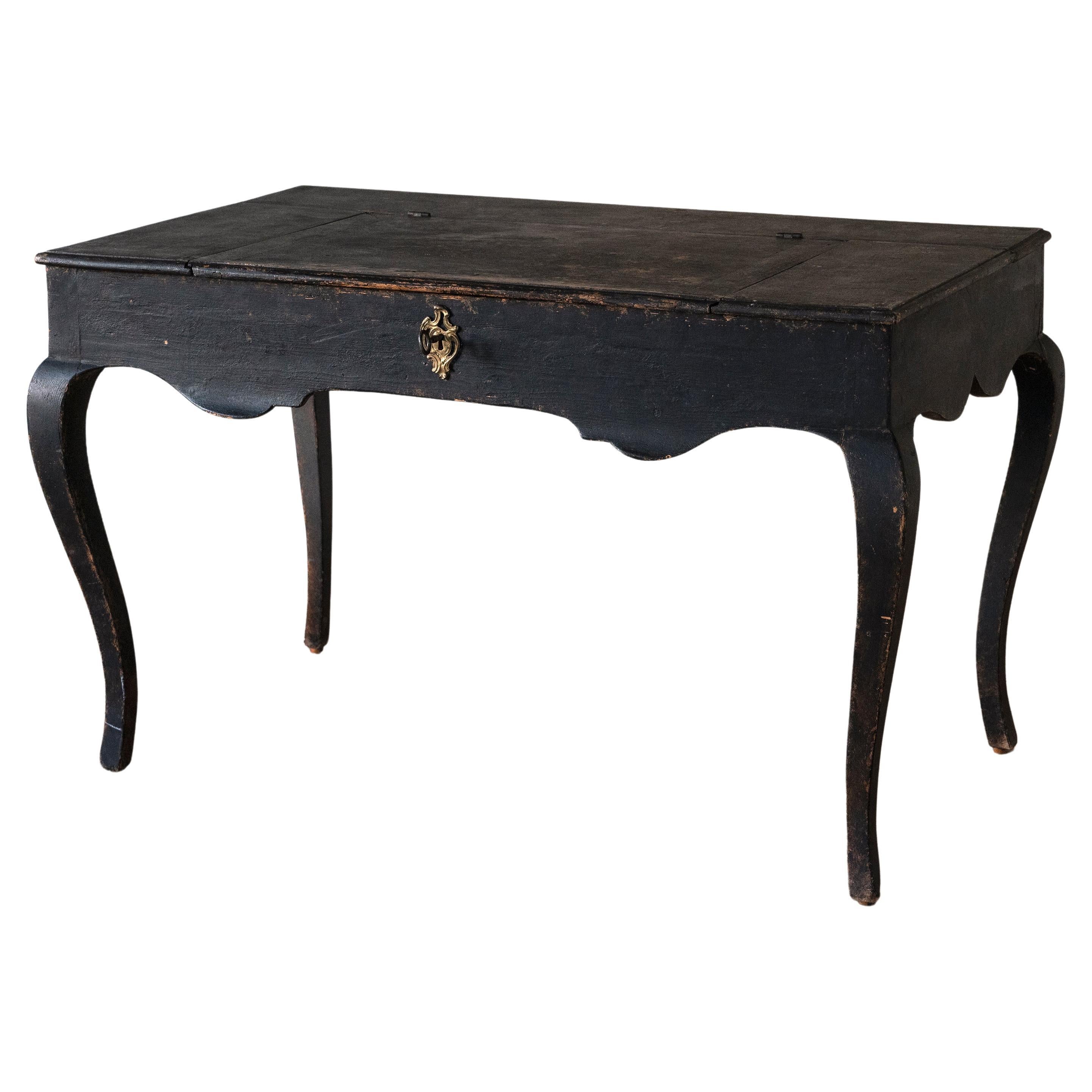 18th Century Swedish Rococo Desk  For Sale