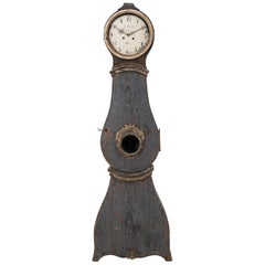 Antique 18th Century Swedish Rococo Long Case Clock