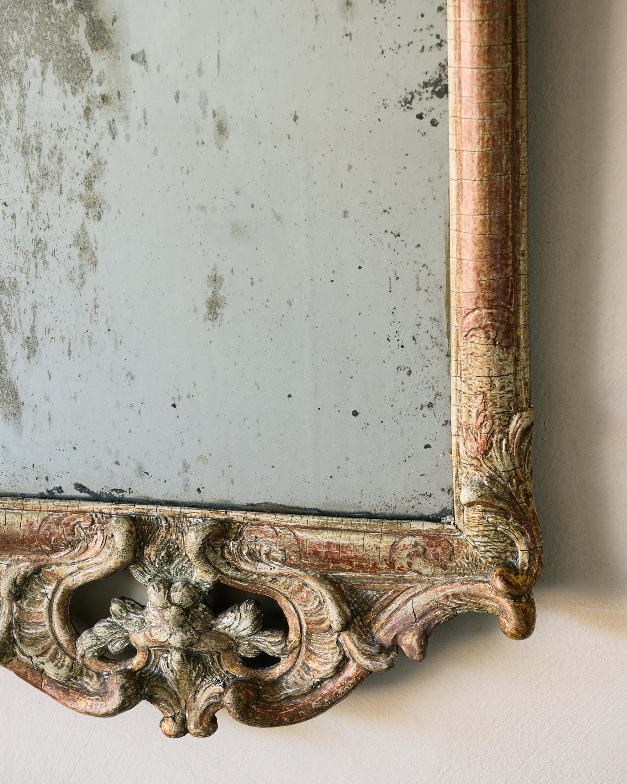 18th Century Swedish Rococo Mirror 1