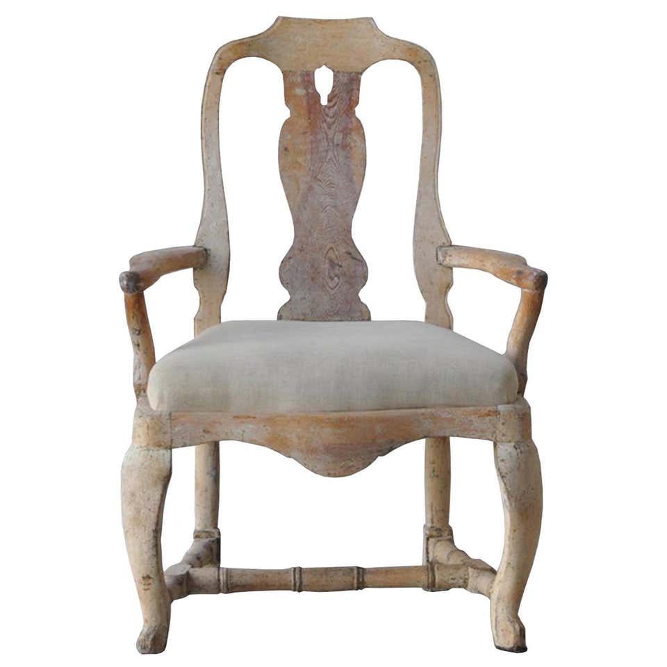 Period Swedish Rococo Armchair For Sale at 1stDibs