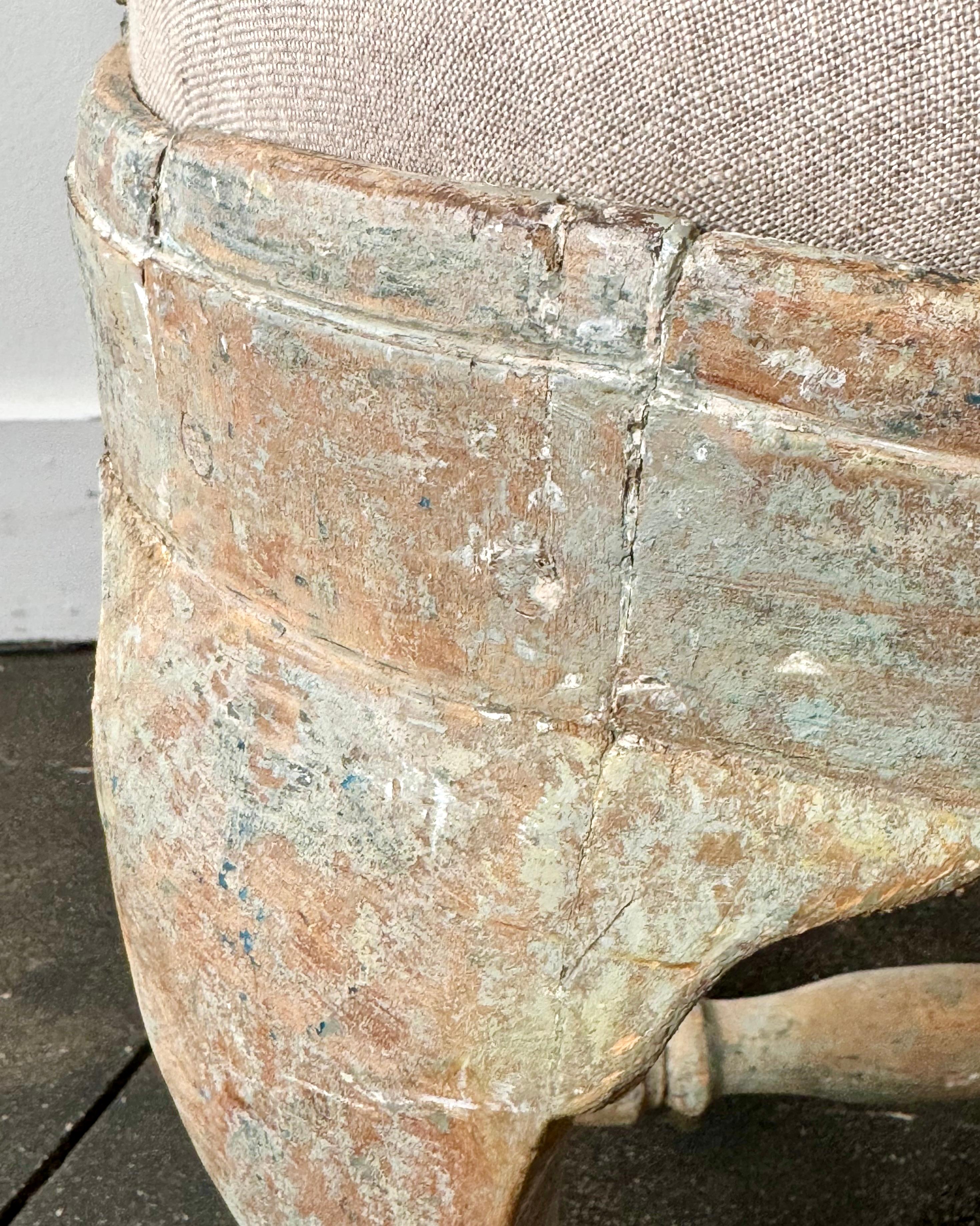 Sillón Sueco Siglo XVIII Periodo Rococó De Estocolmo 1760 en venta 5