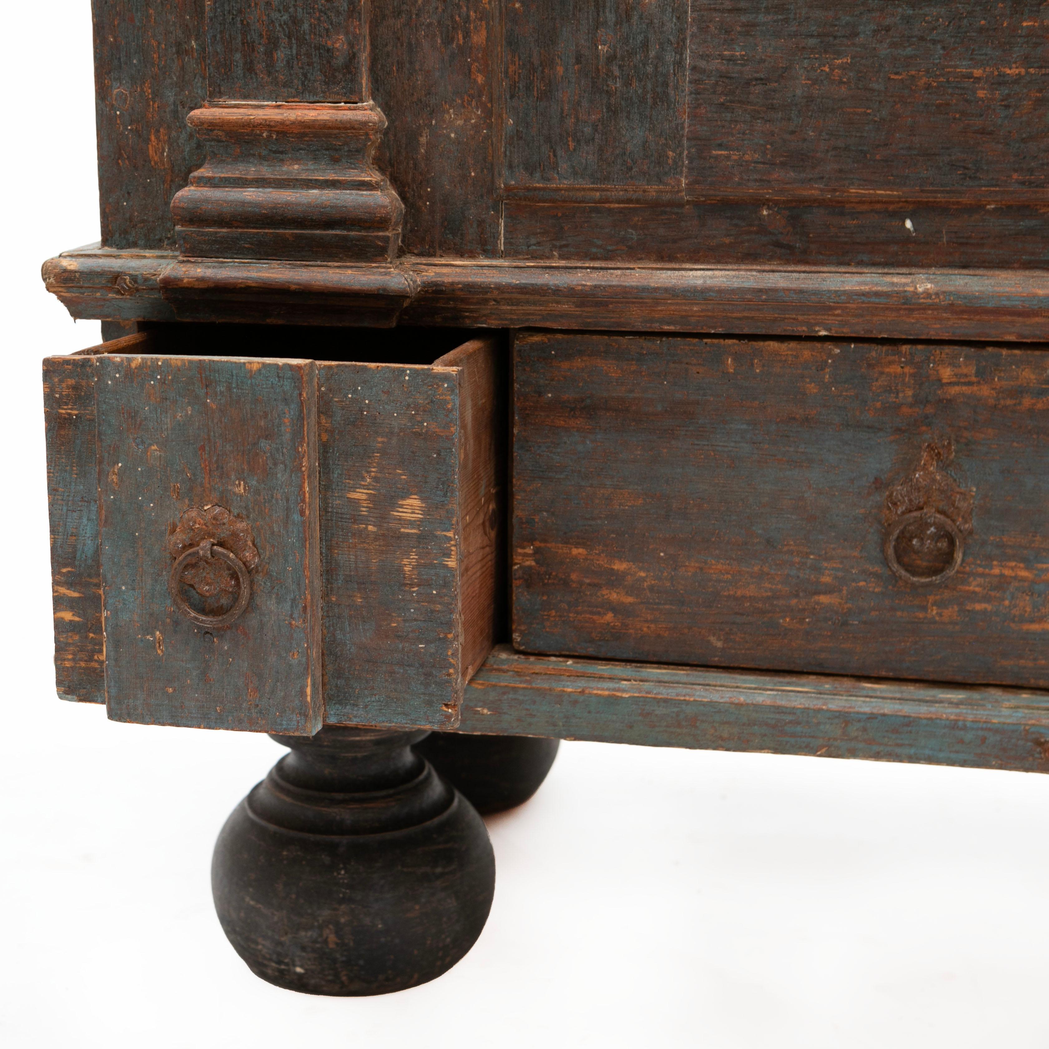 18th Century Swedish Rococo Period Cabinet For Sale 6