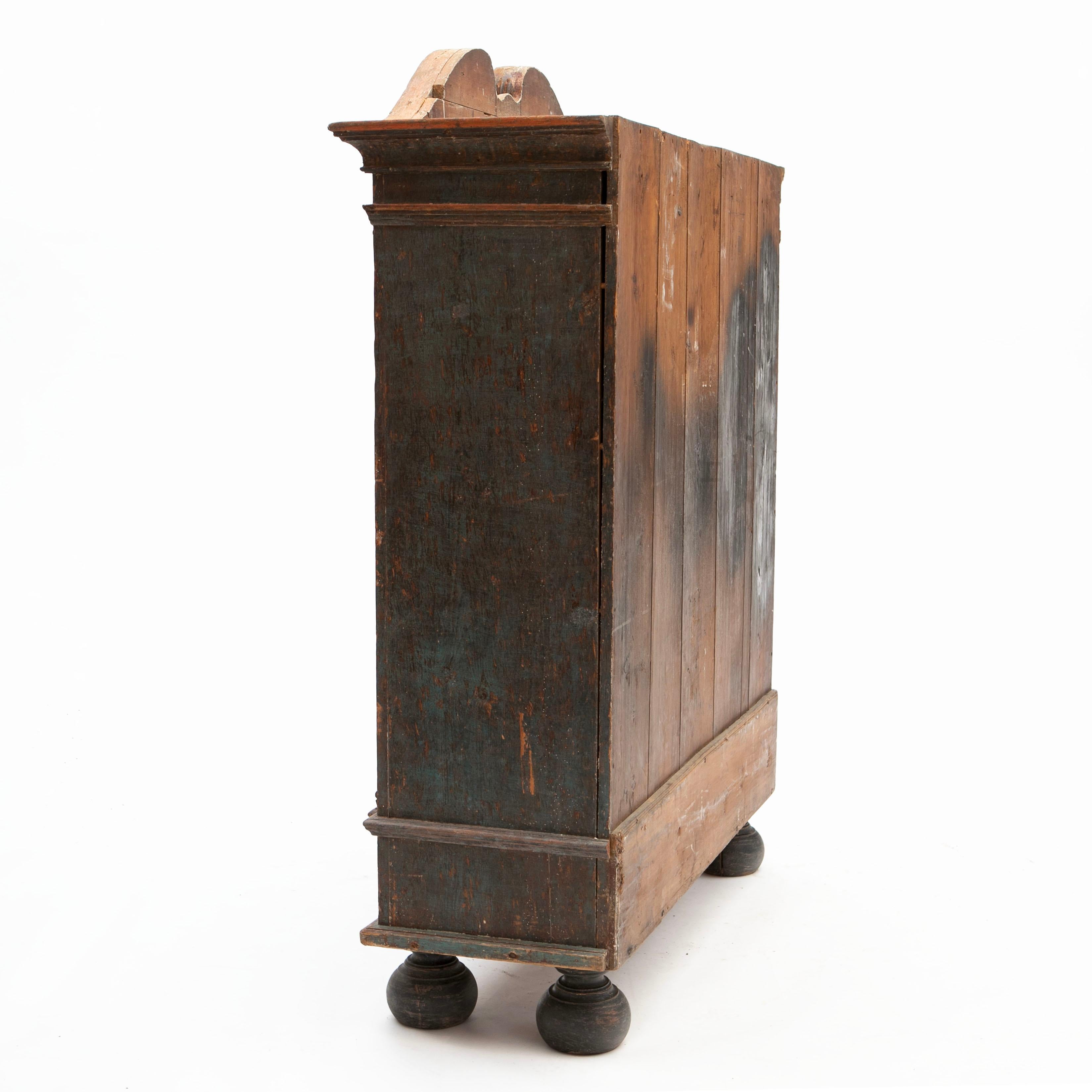 18th Century Swedish Rococo Period Cabinet For Sale 8