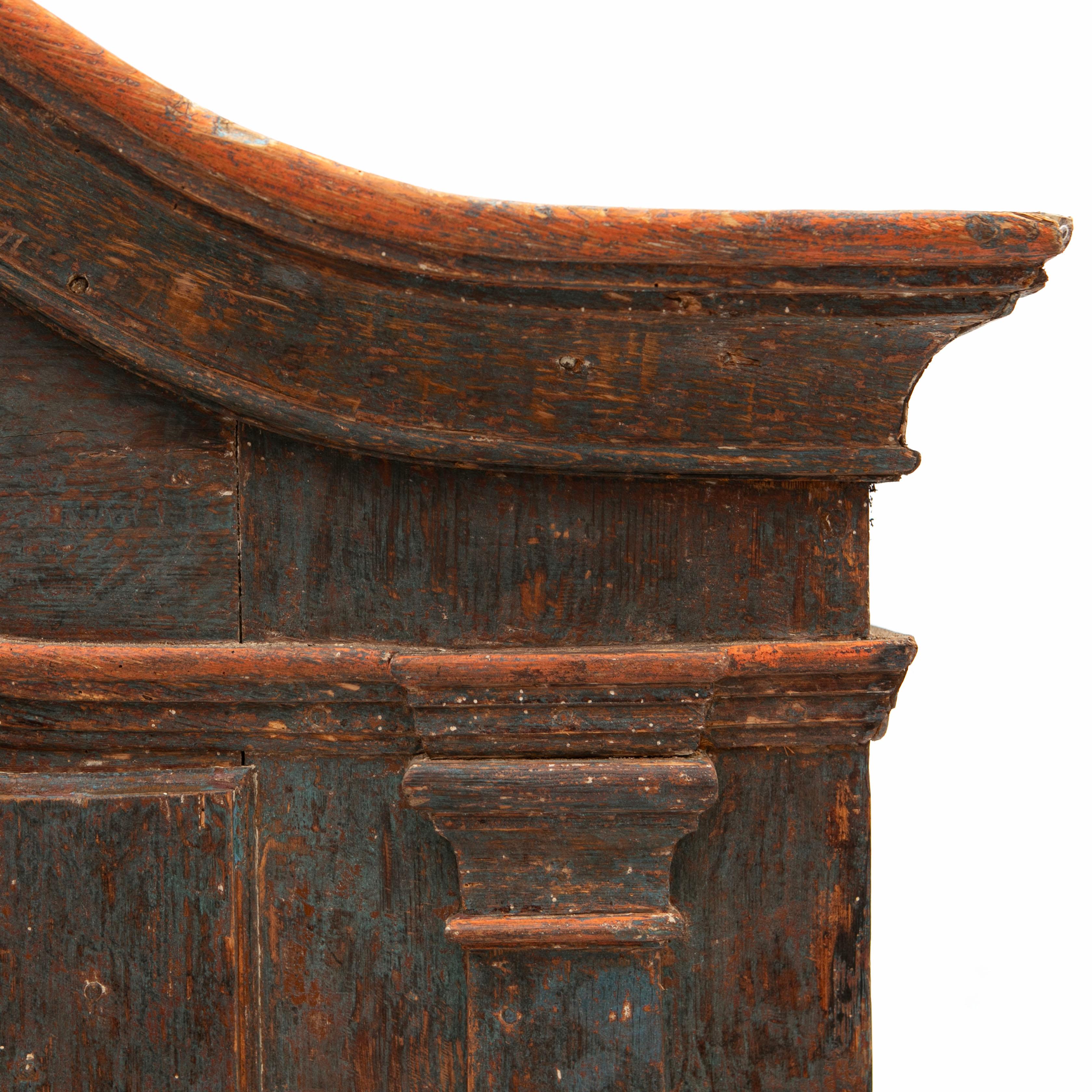 18th Century Painted Swedish Rococo Period Cabinet For Sale 2