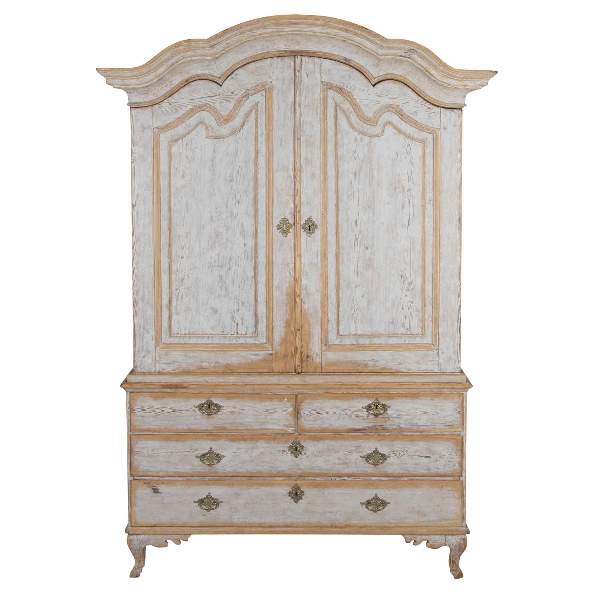 18th Century Swedish Rococo Period Cabinet