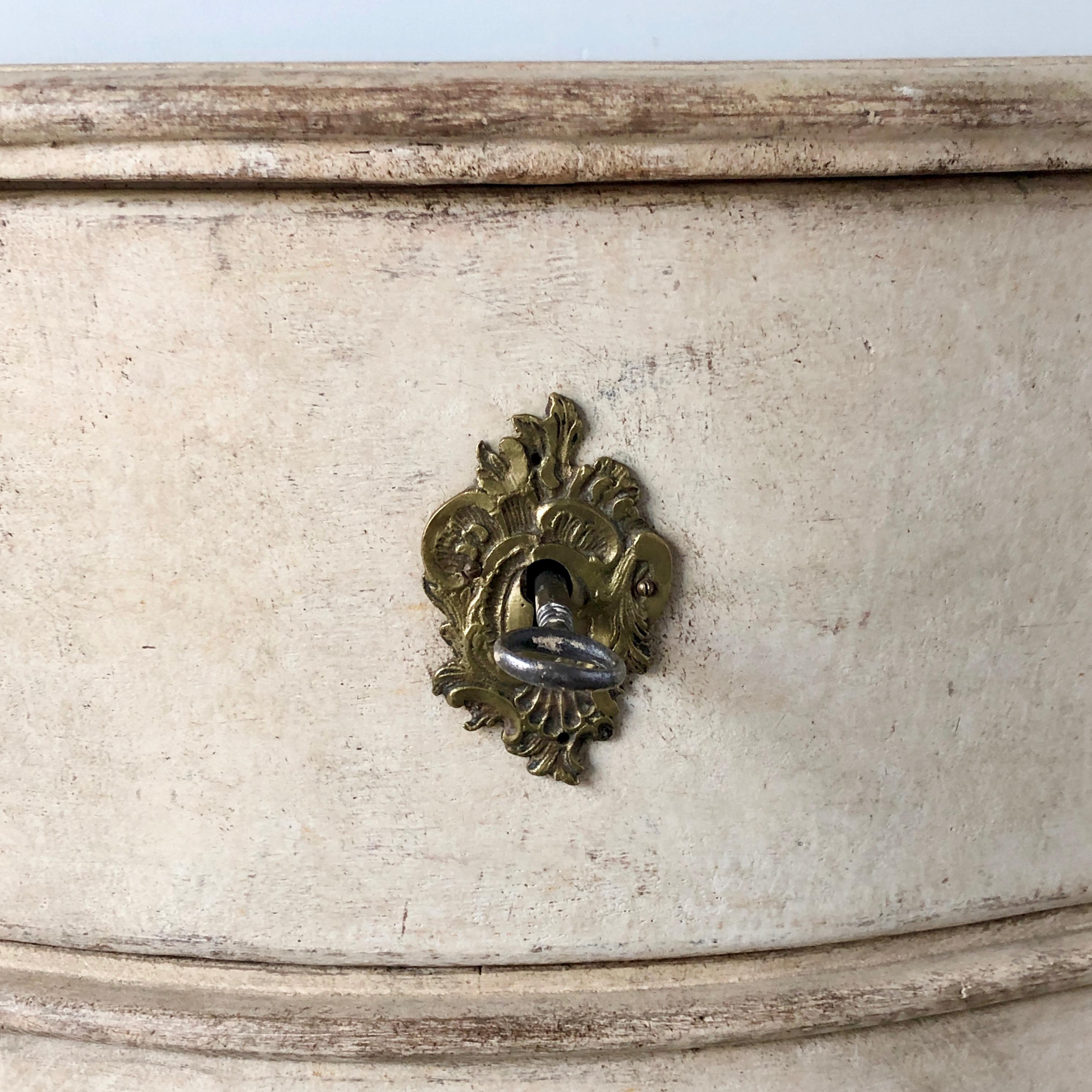 18th Century and Earlier 18th Century Swedish Rococo Period Chest