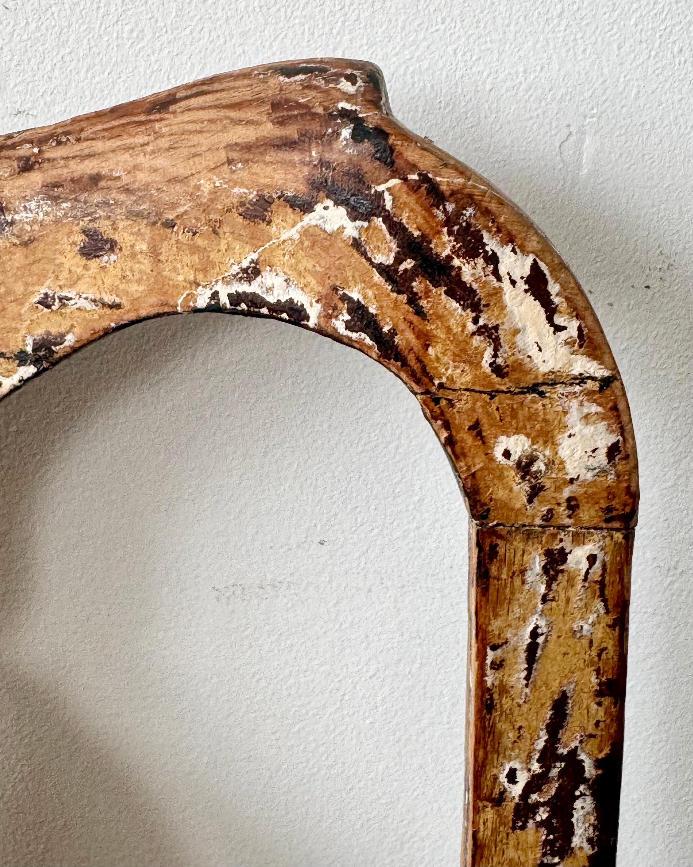 XVIIIe siècle Rococo suédois  Chaise peinte d'époque en vente 7