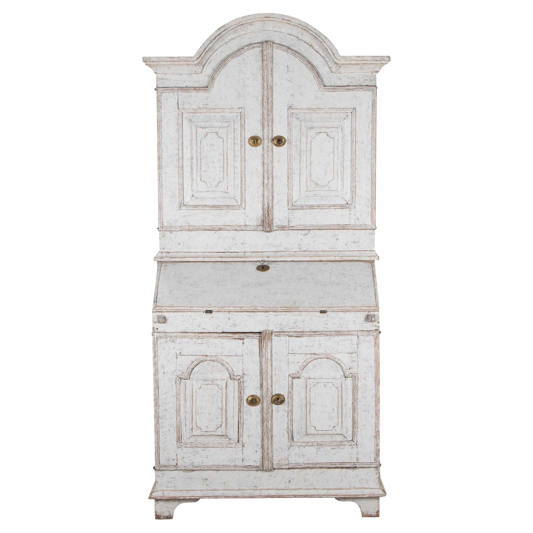 18th Century Swedish Rococo Period Secretary