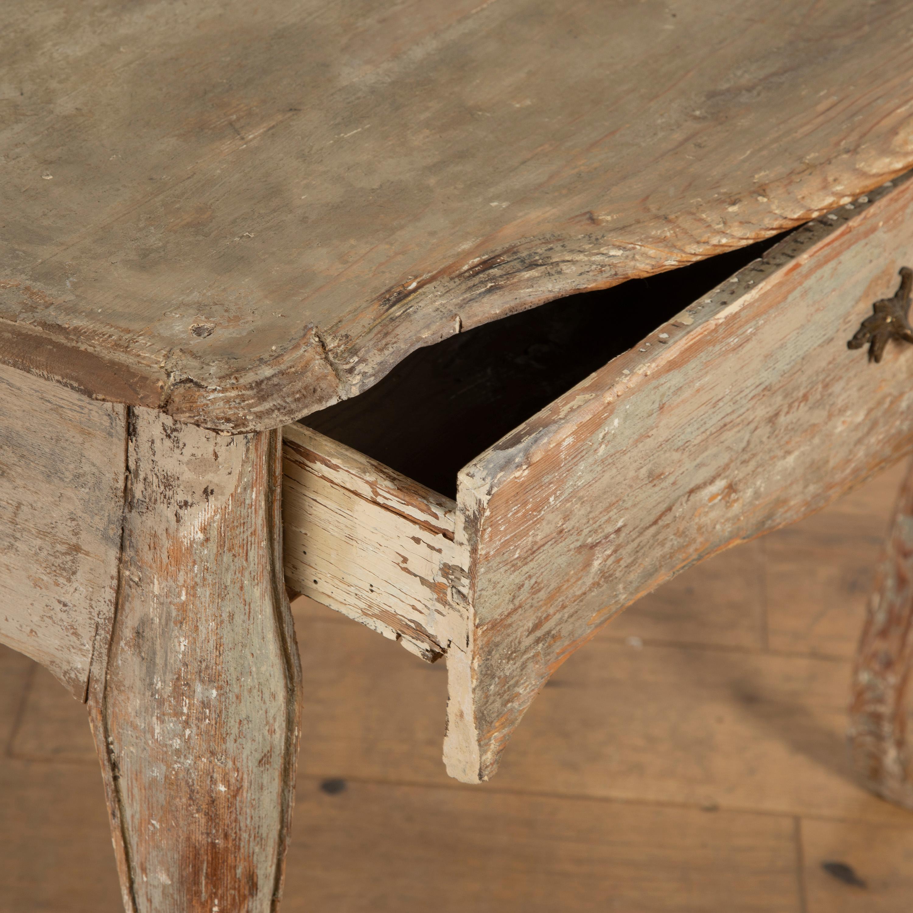 18th Century Swedish Rococo Side Table 2